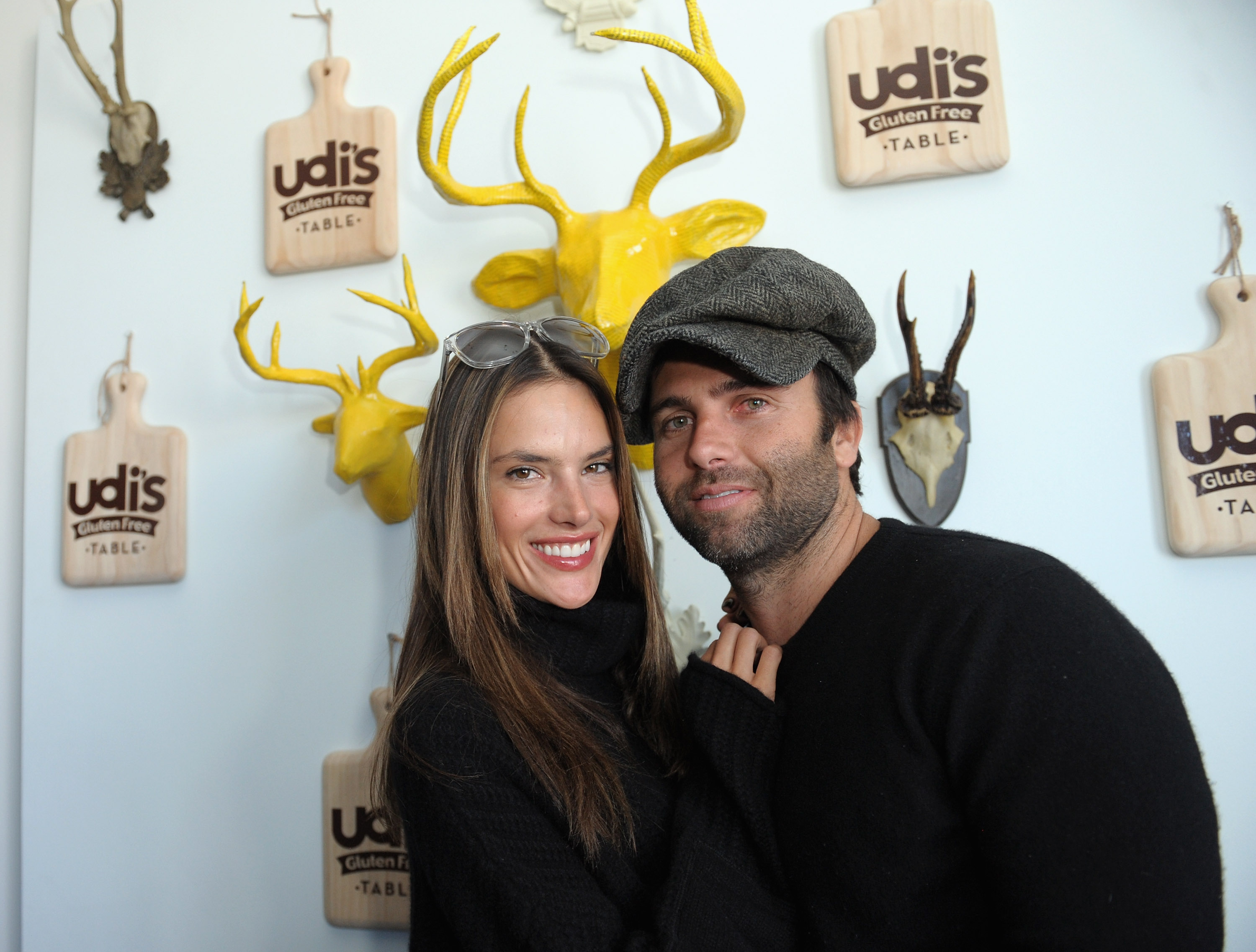 PARK CITY, UT - JANUARY 20:  Alessandra Ambrosio and Jamie Mazur attends the Udi's Gluten Free Table  on January 20, 2013 in Park City, Utah.  (Photo by Gustavo Caballero/Getty Images for Udi's Gluten Free Table)