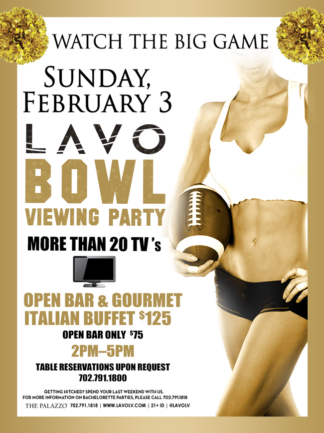 LAVO Bowl Viewing Party