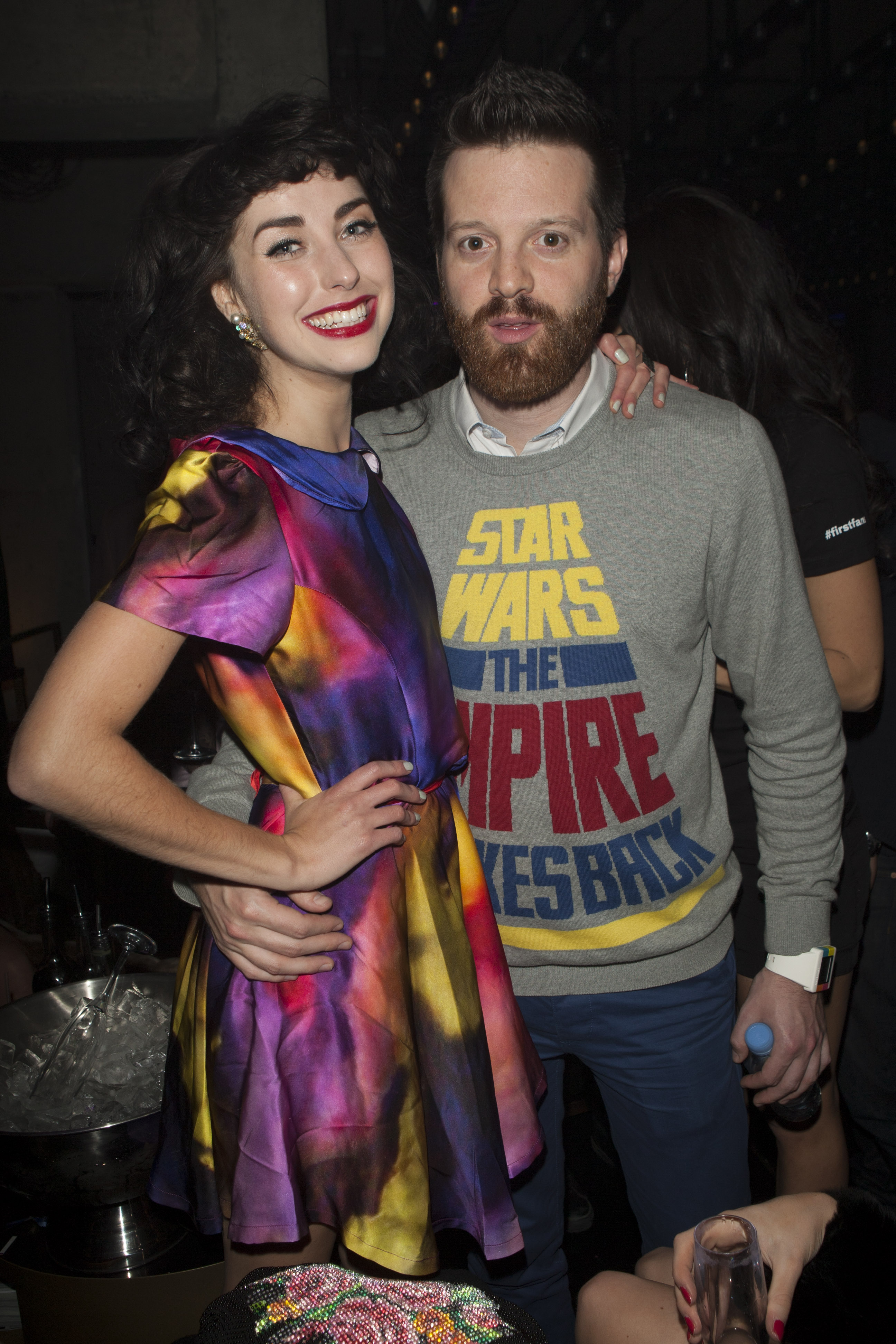 HOLLYWOOD, CA - FEBRUARY 10:  Recording artists Kimbra and Mayer Hawthorne attend Republic Records Post Grammy Party at The Emerson Theatre on February 10, 2013 in Hollywood, California.  (Photo by Michael Bezjian/WireImage)