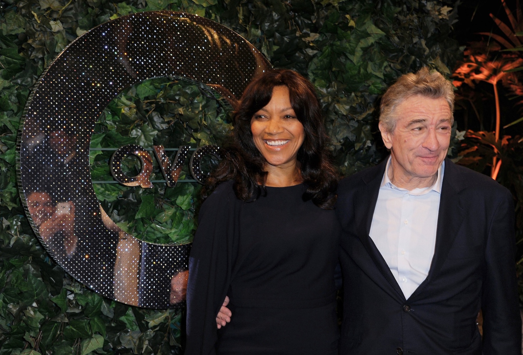 Robert De Niro & wife Grace Hightower at QVC Red Carpet Style Party