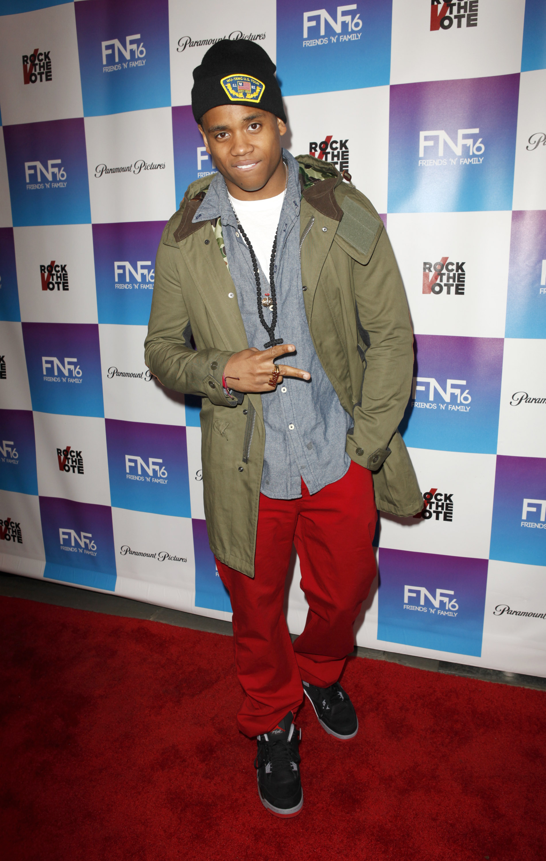 Tristan Wilds at The 16th Annual Friends 'N' Family Pre-Grammy Party
