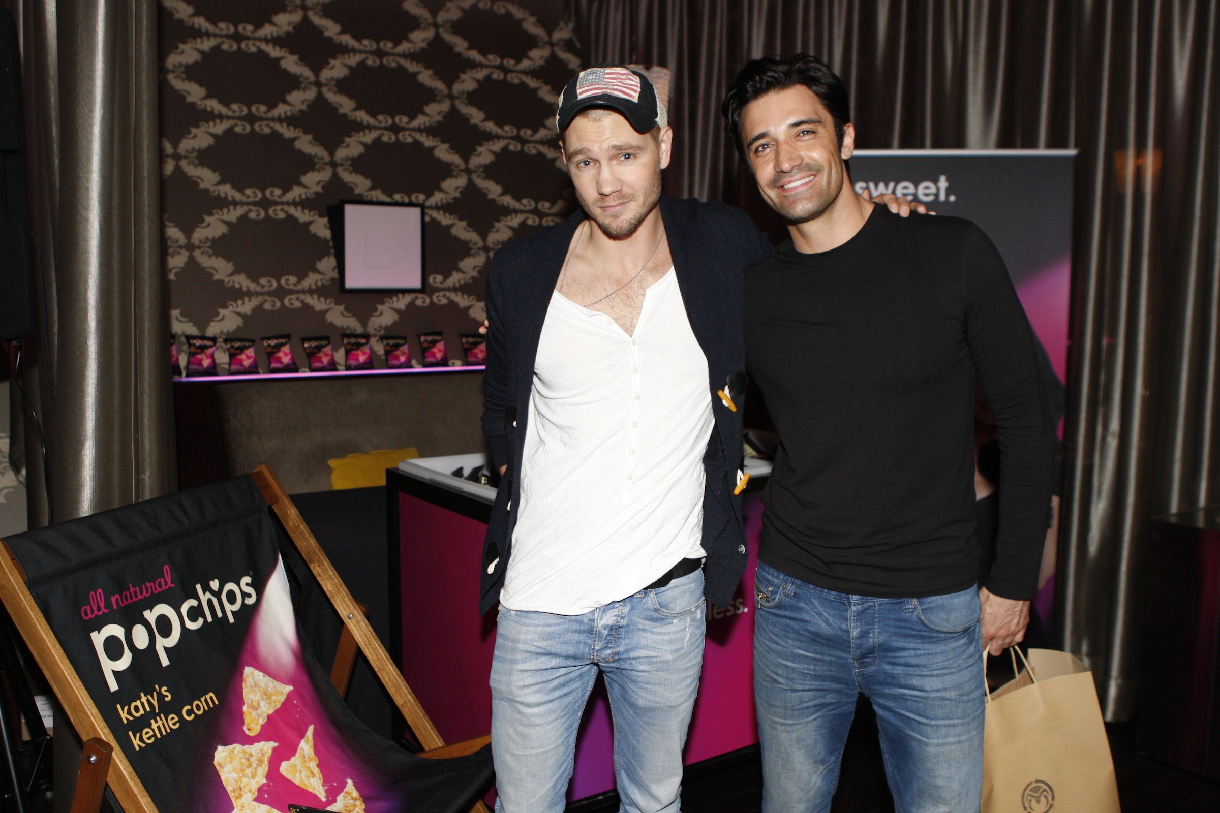 Chad Michael Murrary and Gilles  Marini at popchips at Lakers Casino Night presented by OneWest Bank and  Pechanga Resort & Casino