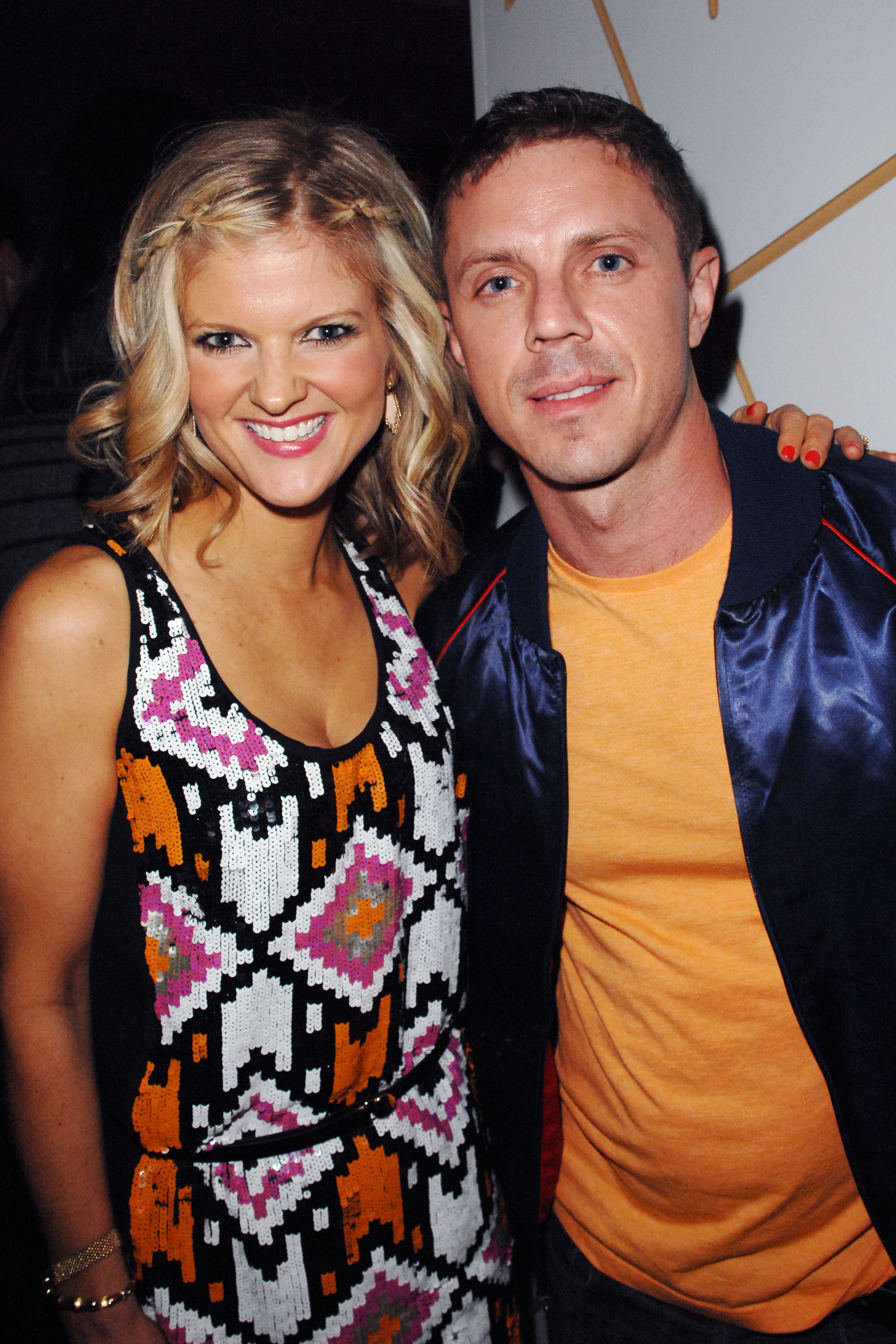 Arden Myrin, Jake Shears== DISARONNO & FIJI Water present the Los Angeles premiere of TO THE WONDER and After Party== Pacific Design Center, West Hollywood, CA== April 9, 2013== ©Patrick McMullan== Photo -DAVID CROTTY/PatrickMcMullan.com==