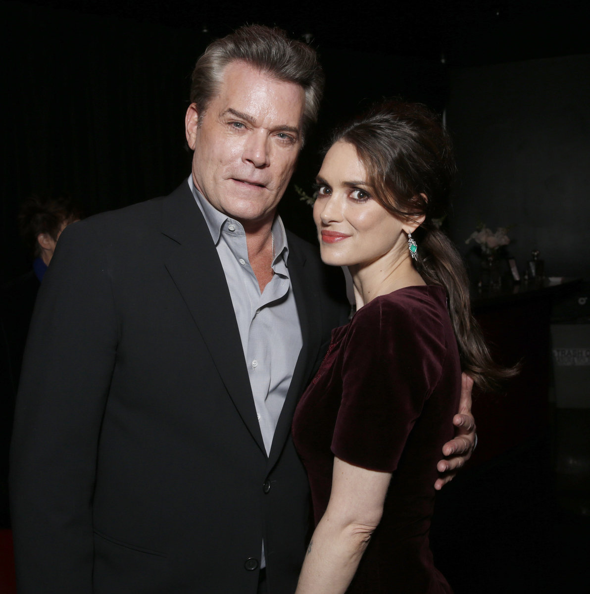 Ray Liotta & Winona Ryder attends the DeLeon Tequila Premiere of The Iceman at the Arclight on Monday, April 22, 2013 in Los Angeles. (Photo by Todd Williamson/Invision for Millennium/AP)