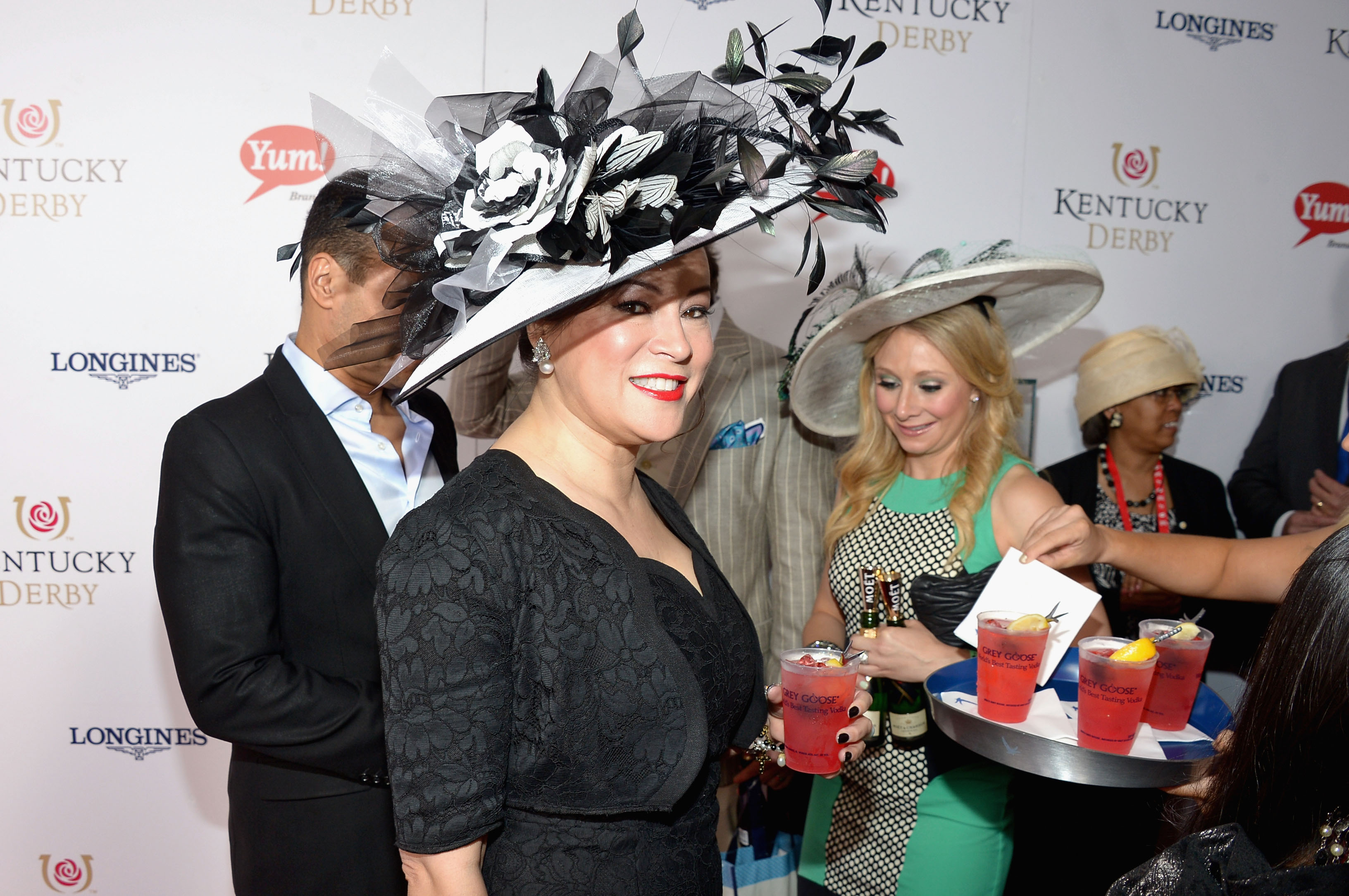 LOUISVILLE, KY - MAY 04:  Jennifer Tilly at the GREY GOOSE Red Carpet Lounge at the Kentucky Derby at Churchill Downs on May 4, 2013 in Louisville, Kentucky.  (Photo by Theo Wargo/Getty Images for GREY GOOSE)