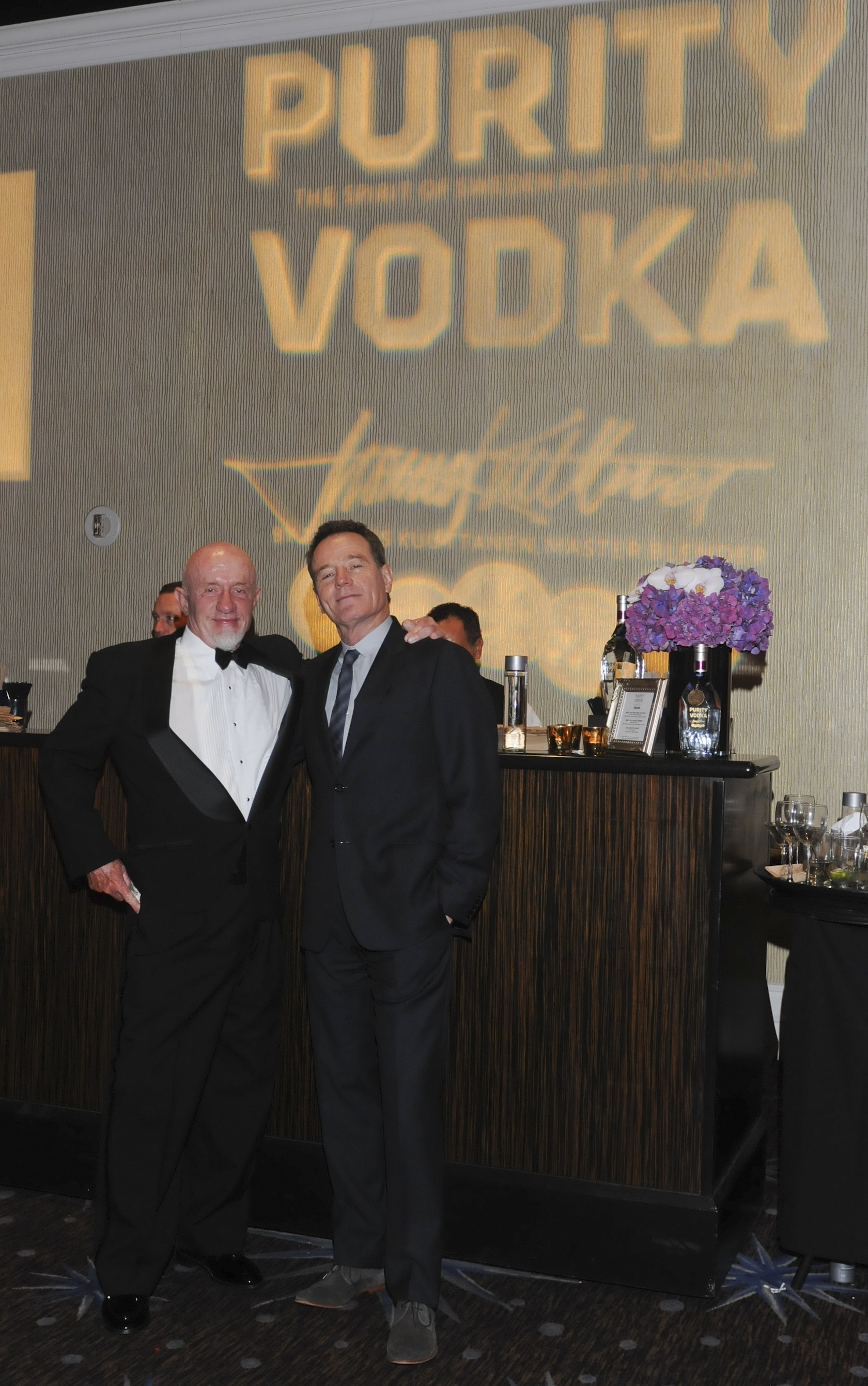 Jonathan Banks and Bryan Cranston  at the Critics' Choice Awards sponsored by Purity Vodka