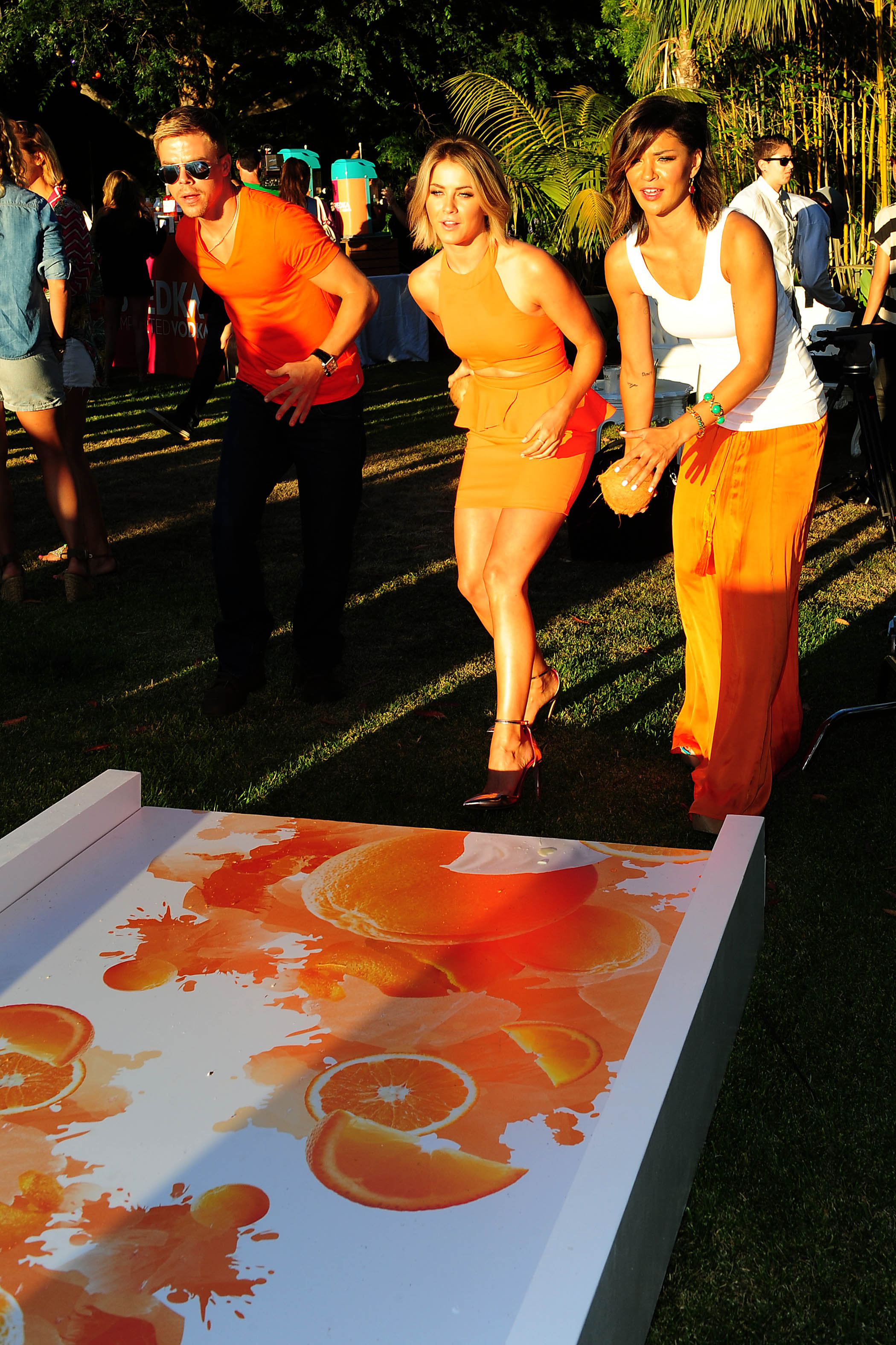 Jessica Szohr,Julianne Hough,Derek Hough - SVEDKA Vodka celebrates the launch of Orange Cream Pop and Strawberry Colada at SVEDKA With A Splash Of Summer