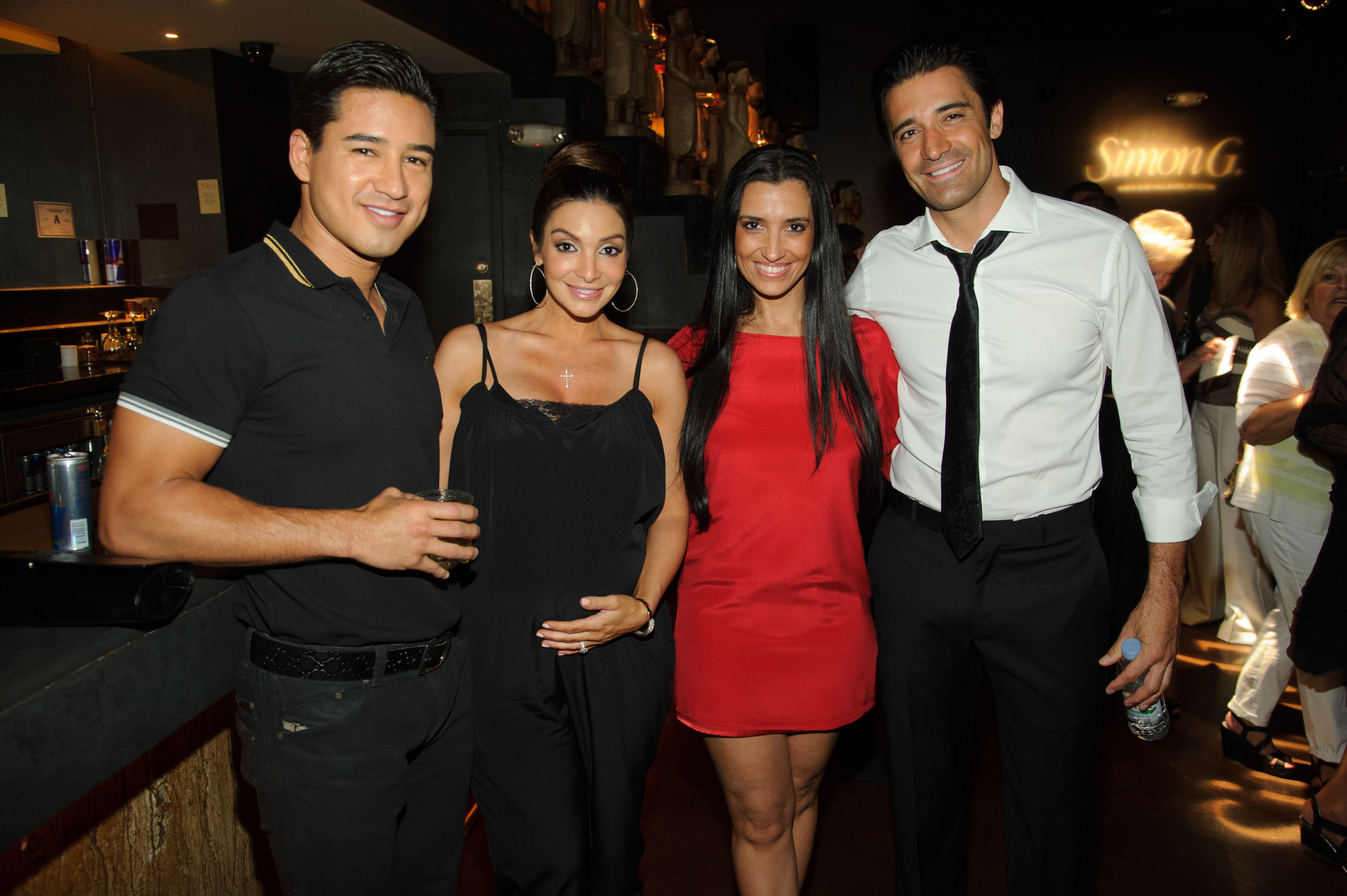 Mario & Courtney Lopez and Gilles & Carole Marini - photo by Al Powers/PowersImagery