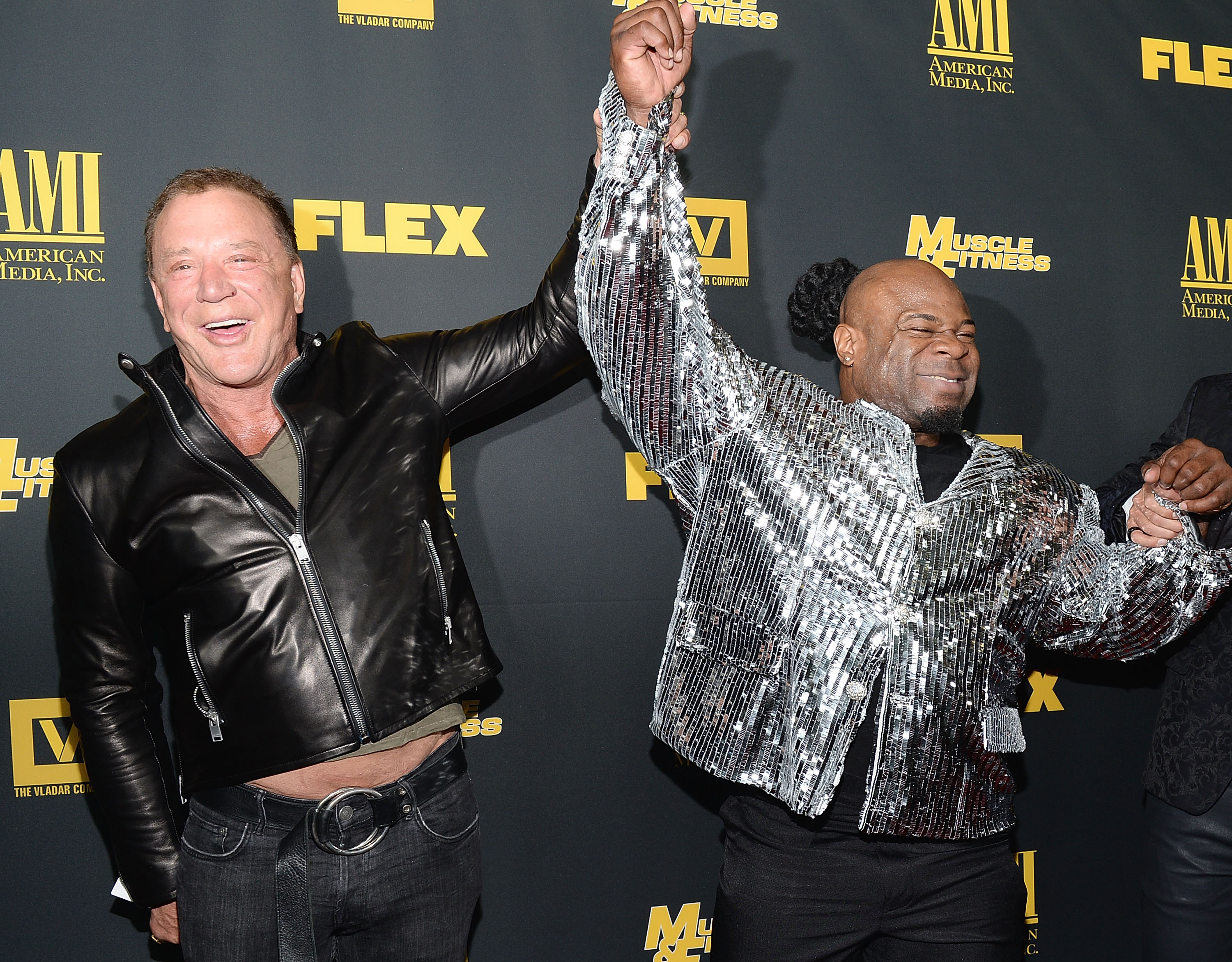 Mickey Rourke & Kai Green - Los Angeles Premiere Of "GENERATION IRON" From The Producer Of Pumping Iron