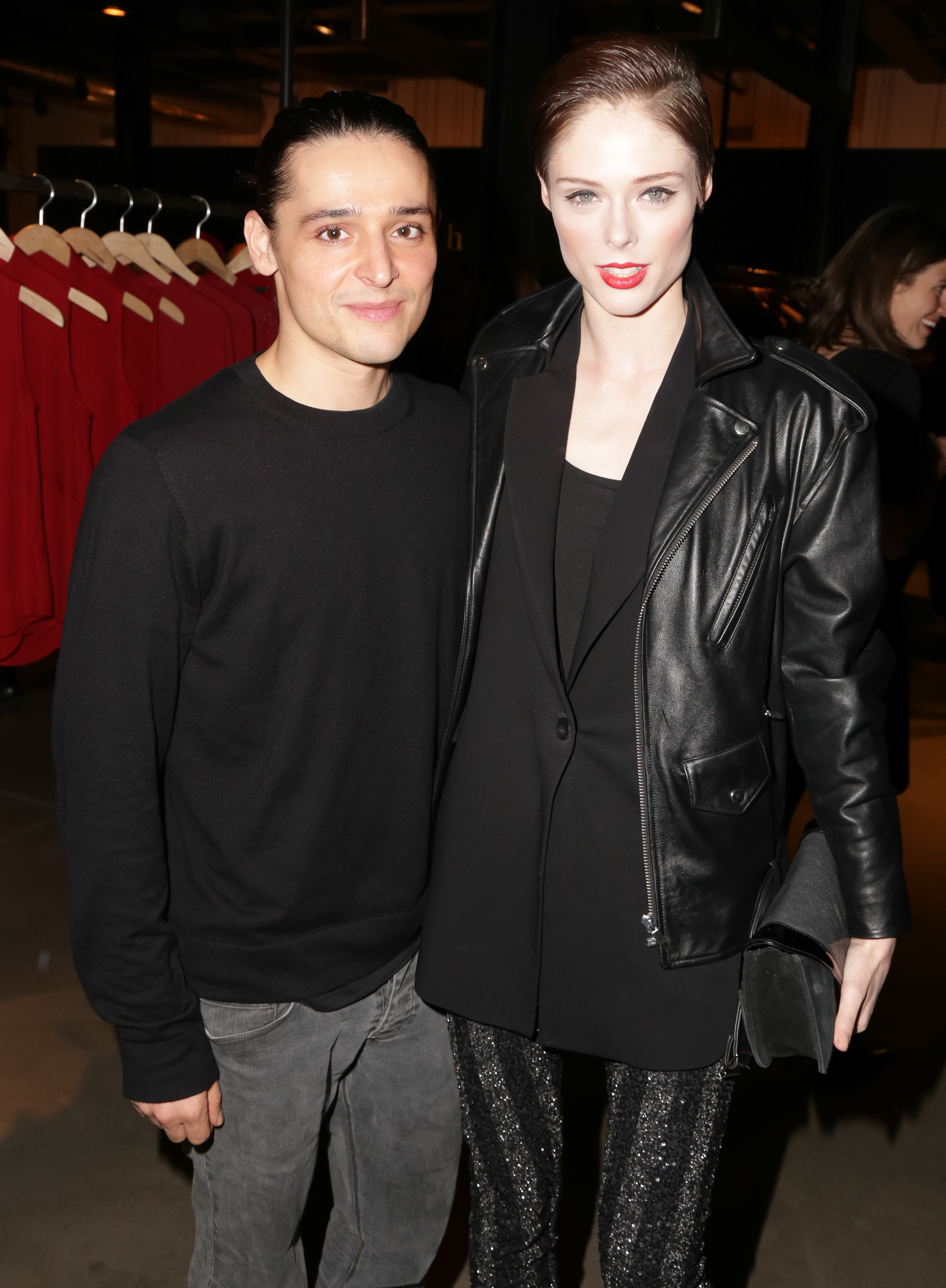 Olivier Theyskens, Coco Rocha - Celebration of (RED) Hosted at THEORY