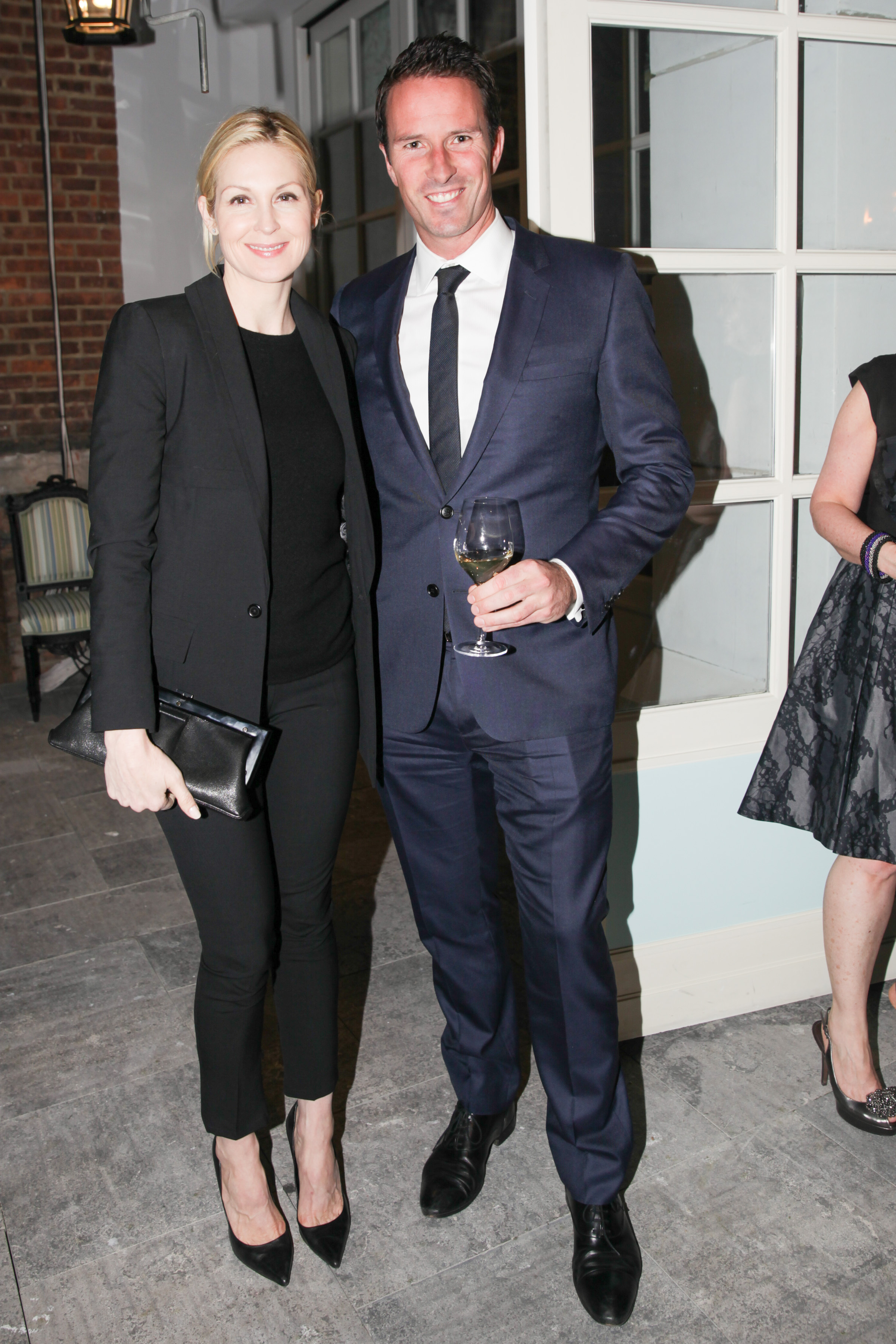 Kelly Rutherford & Trent Fraser - DOM PERIGNON Hosts Private Dinner Honoring Yue-Sai Kan at LADUREE