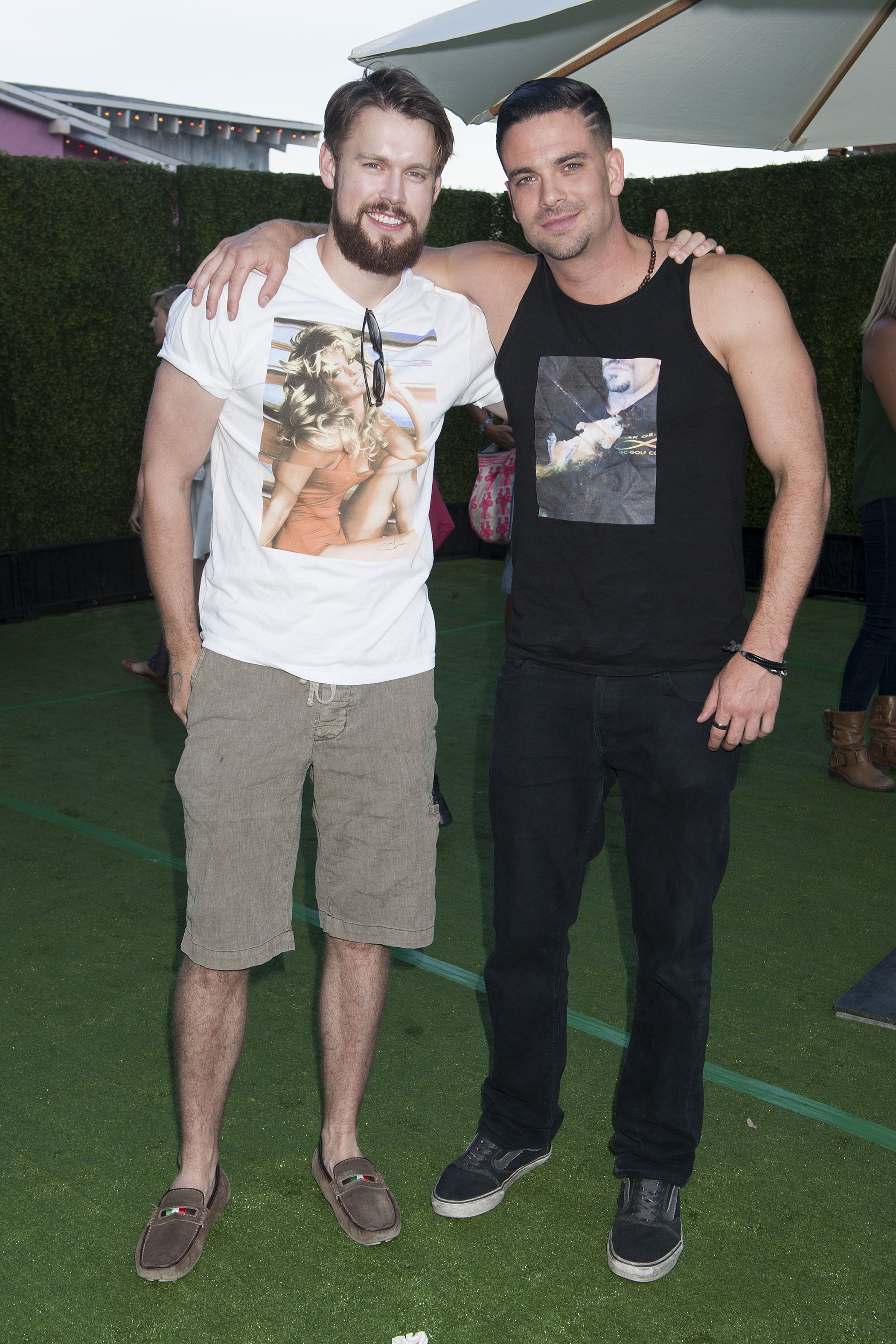 Chord Overstreet & Mark Sailing, The Just Jared Annual Summer Party at Pink Taco, on July 12, 2014 in Los Angeles, California.