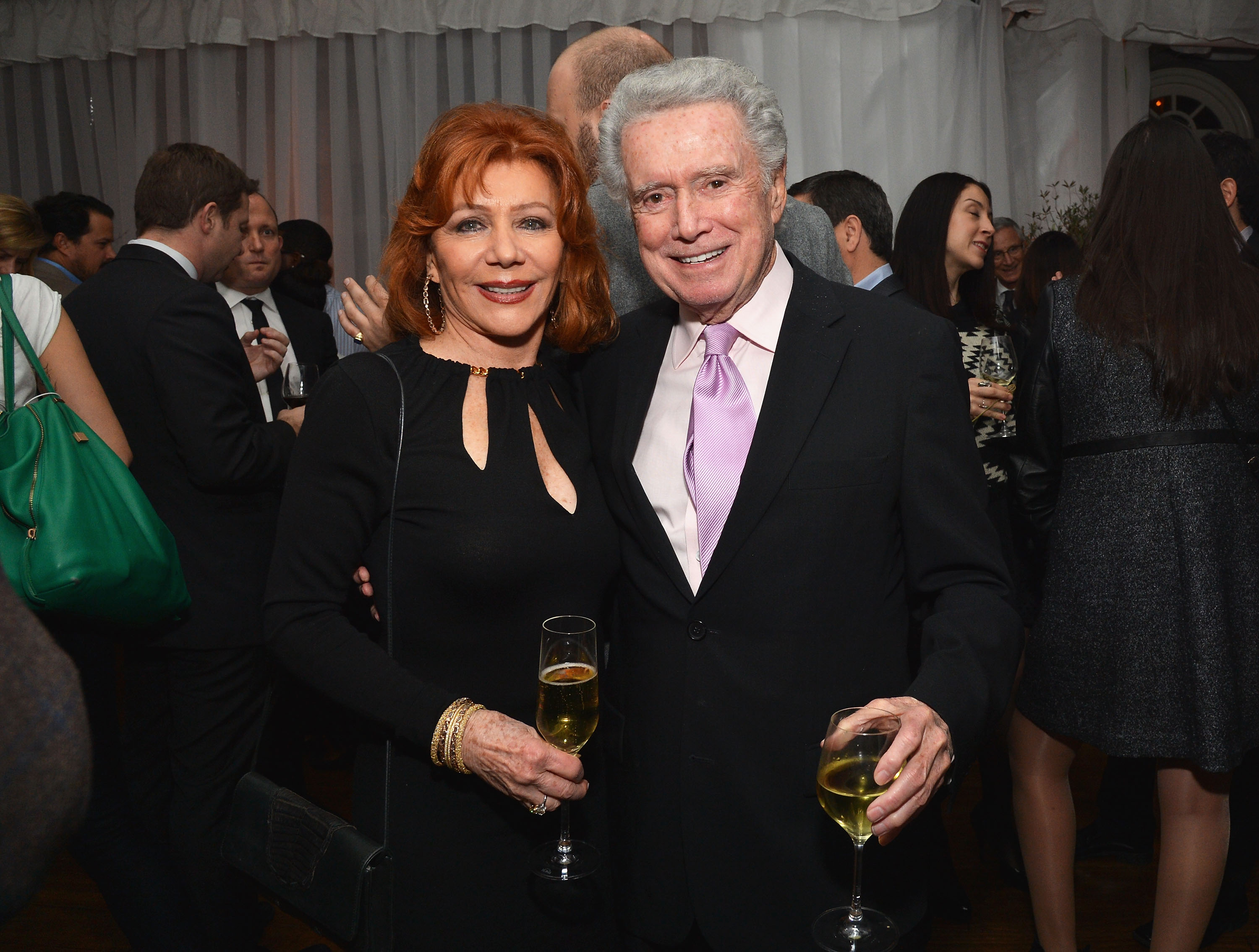 TV personality Regis Philbin (R) and Joy Philbin - After Party For Premiere Of The Imitation Game, Hosted By Weinstein Company