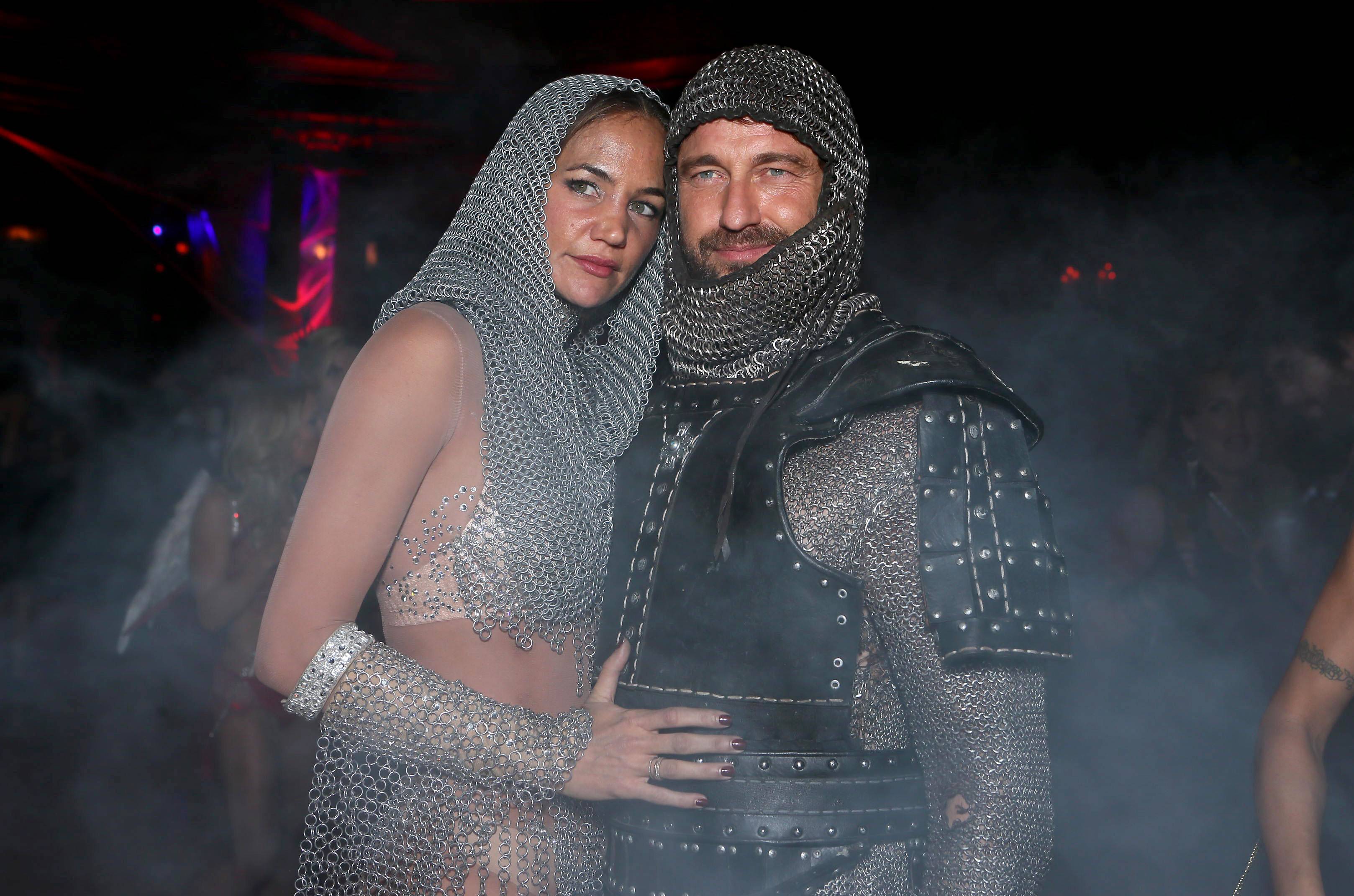 Gerard Butler at TREATS! Halloween Party with ABSOLUT ELYX