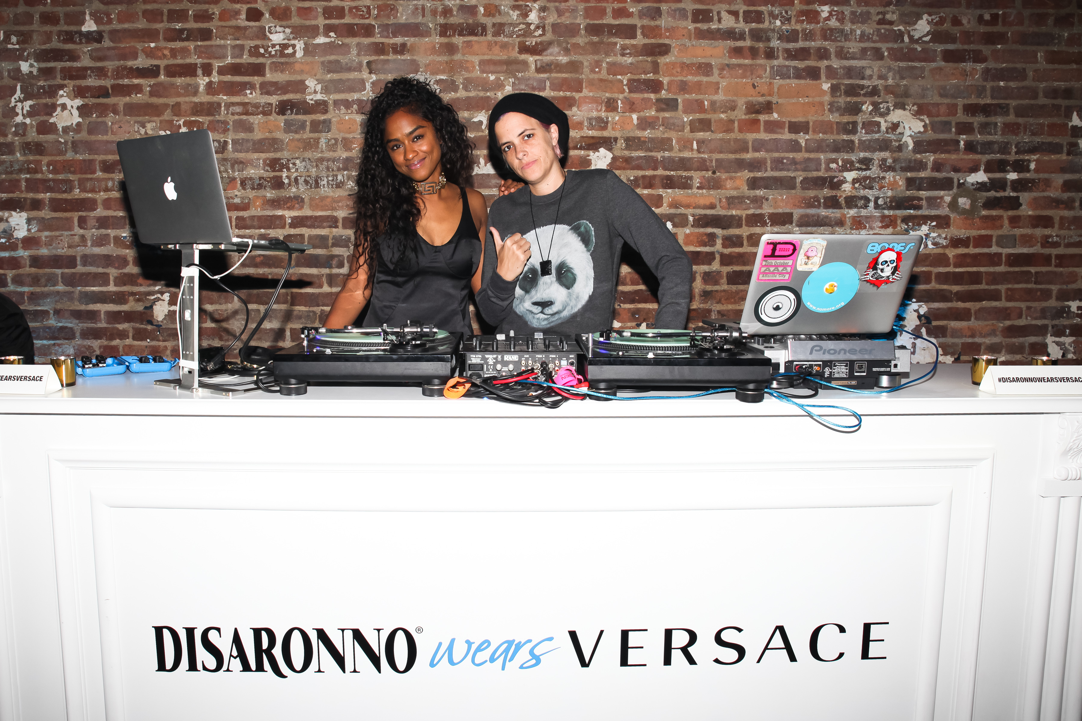Va Kola & Samantha Ronson - Disaronno Launches the Disaronno Wears Versace Bottle in New York City