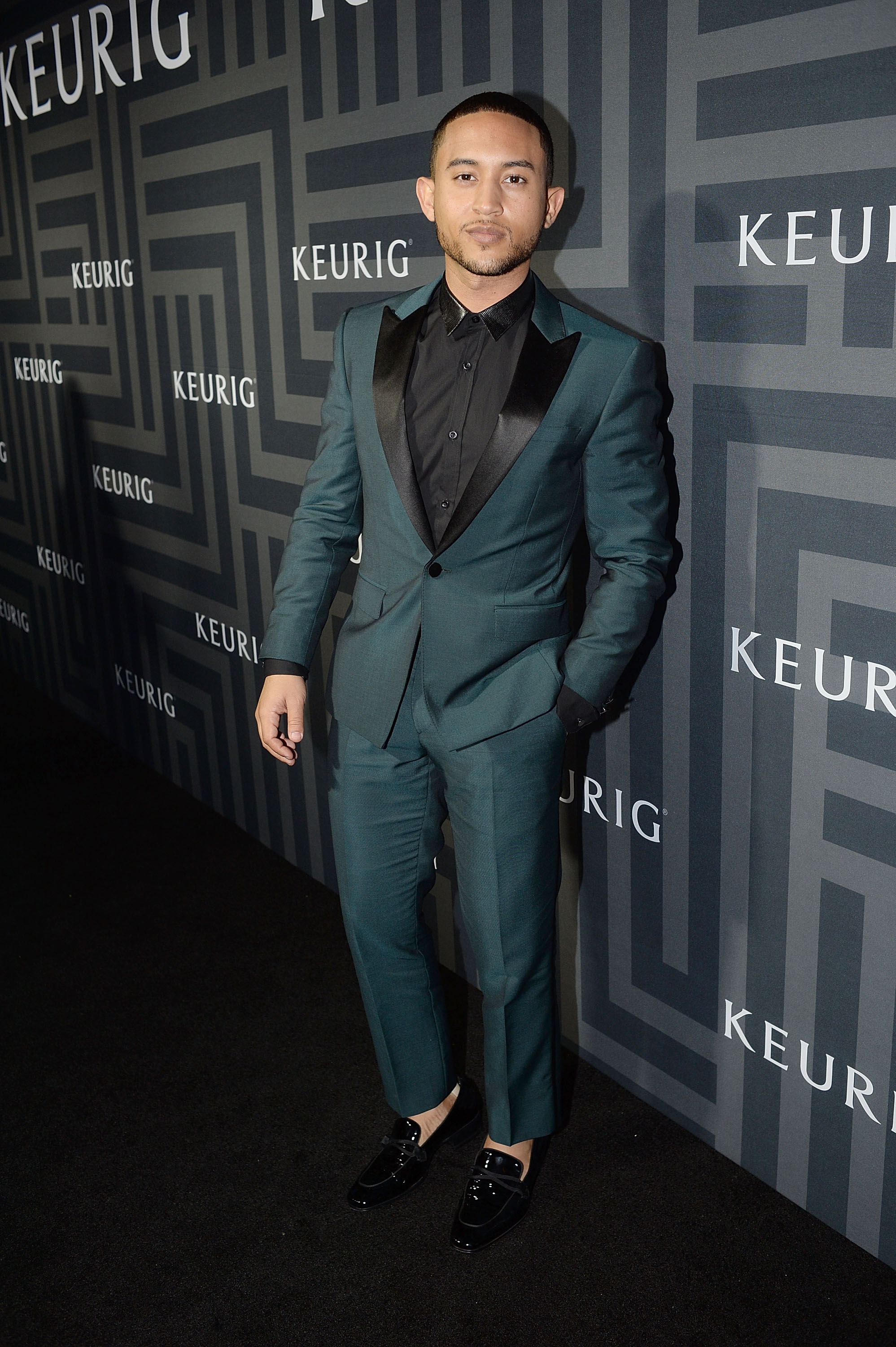 Actor Tahj Mowry attends the Keurig Grammy's afterparty at Continental Club