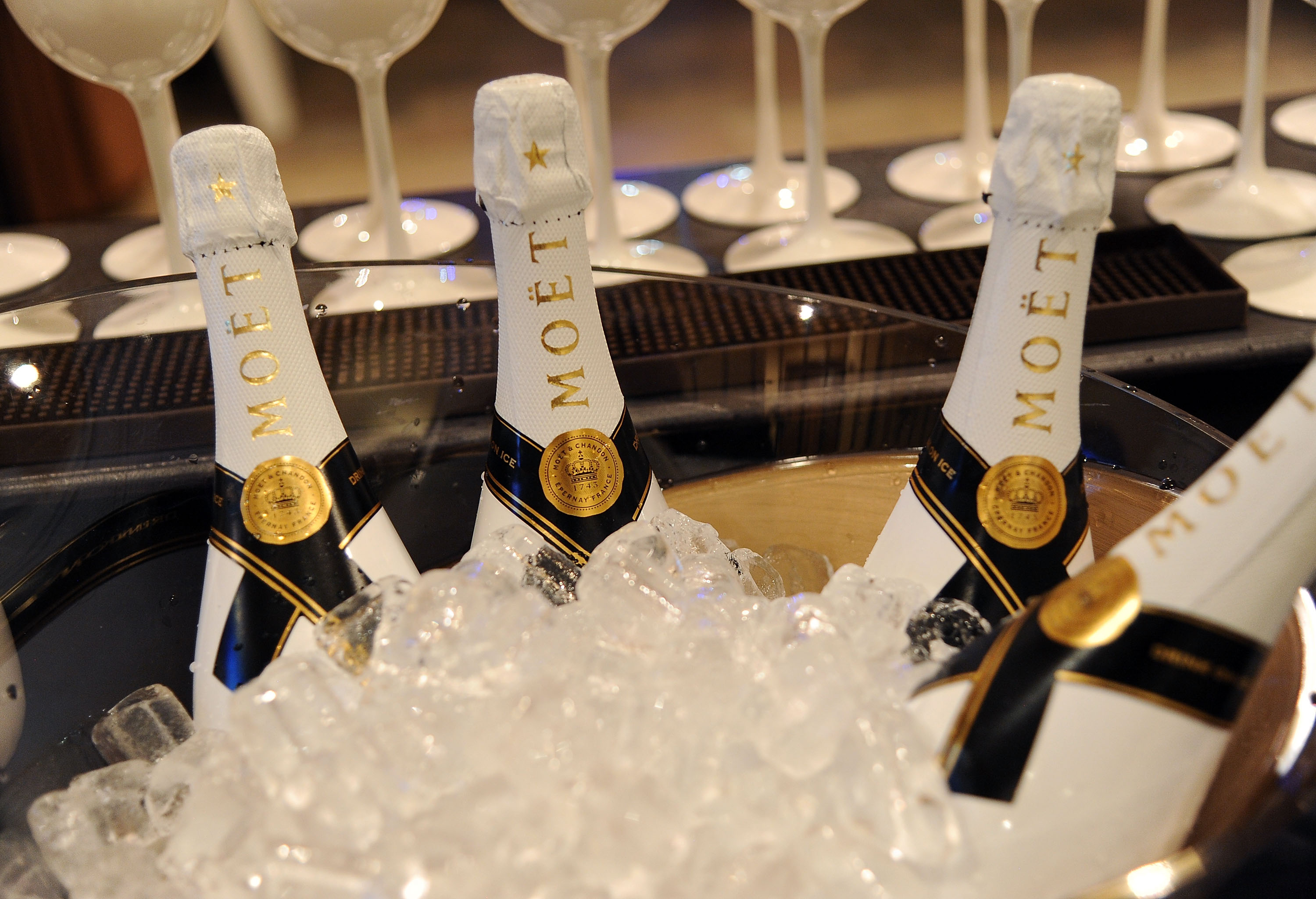 Moet Ice Imperial At Moschino's Late Night Hosted By Jeremy Scott At Coachella 2015