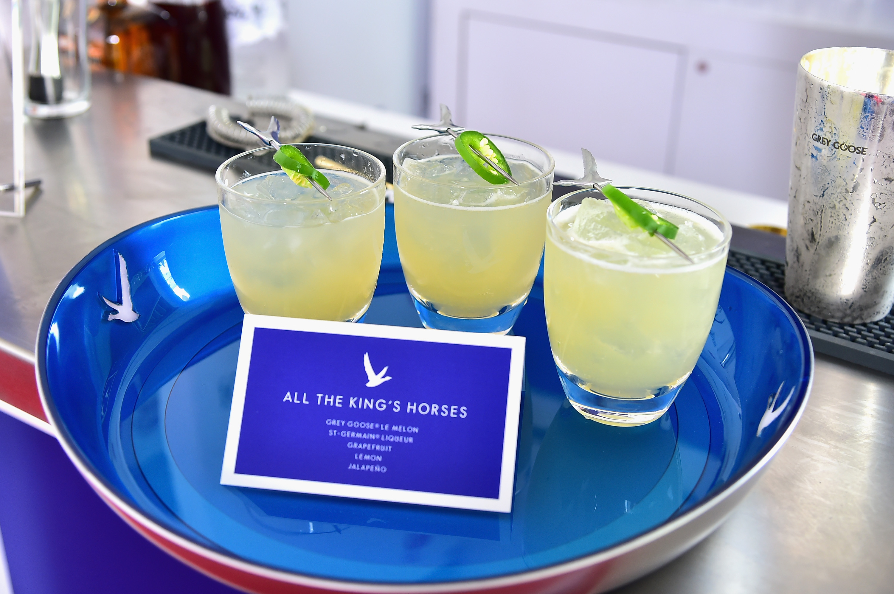 LOUISVILLE, KY - MAY 02:  A view of general atmosphere during the GREY GOOSE Lounge at the 141st running of The Kentucky Derby at Churchill Downs on May 2, 2015 in Louisville, Kentucky.  (Photo by Theo Wargo/Getty Images for Grey Goose)