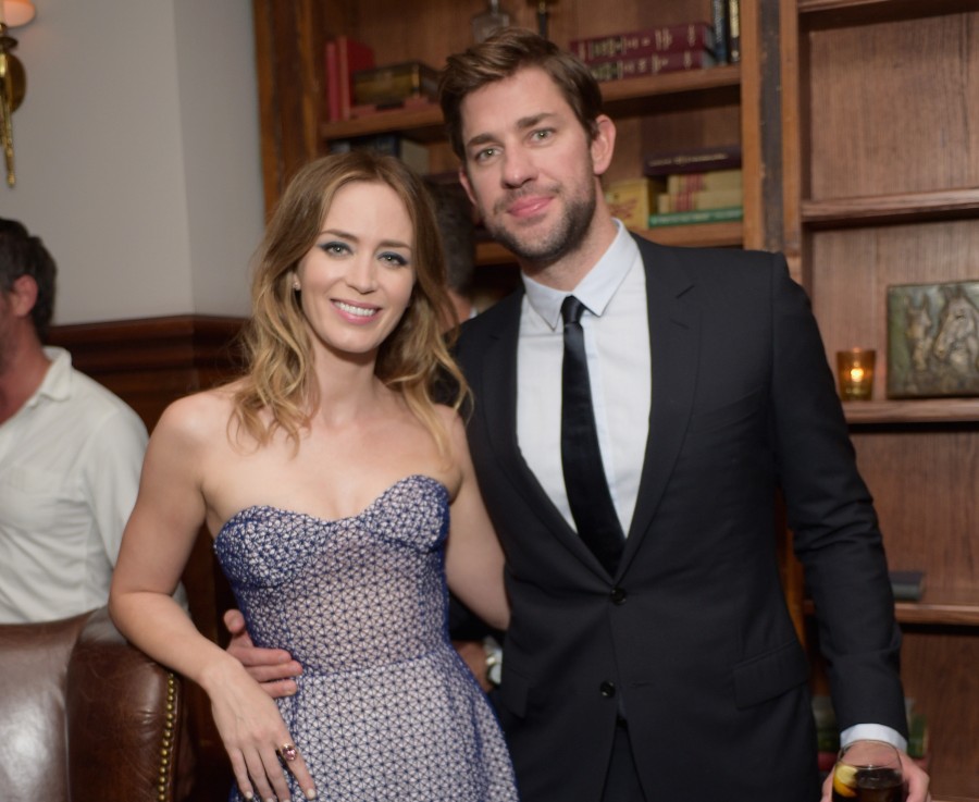TORONTO, ON - SEPTEMBER 11: Actors Emily Blunt (L) and John Krasinski attend the Sicario TIFF party hosted by GREY GOOSE Vodka and Soho Toronto at Soho House Toronto on September 11, 2015 in Toronto, Canada. (Photo by Stefanie Keenan/Getty Images for Grey Goose Vodka)