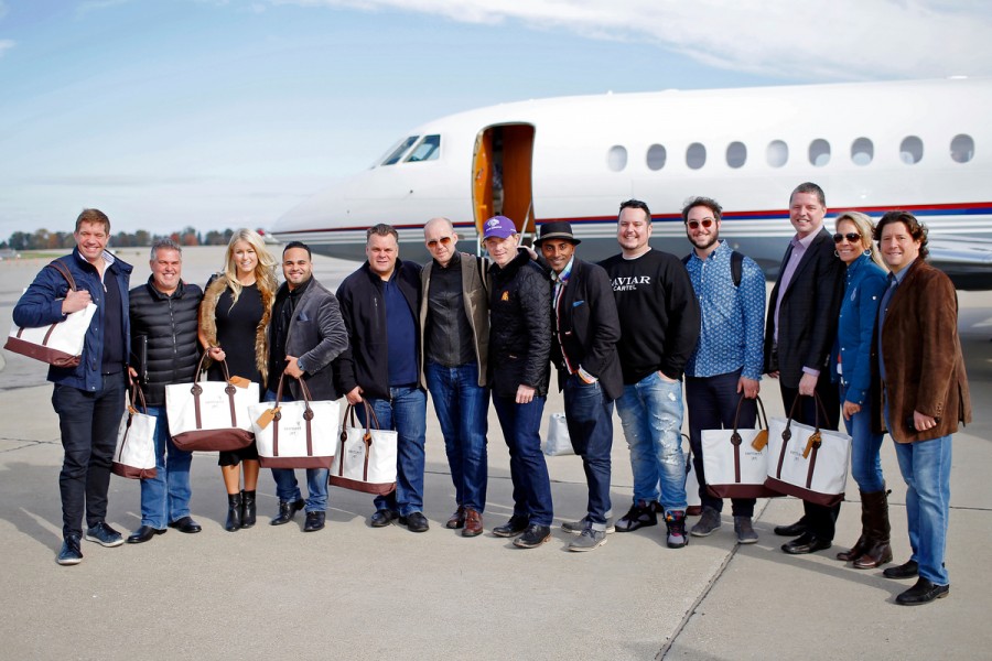 October 29, 2015: Chef Bobby Flay meets the chefs after their flight from New York, at Bluegrass Airport in Lexington, Kentucky on October 29, 2015. Jon Durr/ESW/CSM