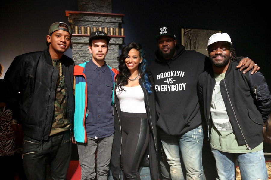 PHILADELPHIA, PA - OCTOBER 31: Chef Roble Ali, Conrad Benner, Nassa, DJ Clark Kent and rapper MeLo-X attends the BACARDI roundtable during the Bacardi Untamable House Party at Penn's Landing on October 31, 2015 in Philadelphia, Pennsylvania. (Photo by Monica Schipper/Getty Images for BACARDI)