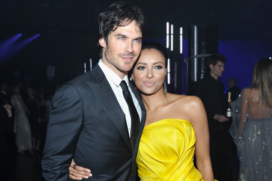 CULVER CITY, CA - JANUARY 09:  Actors Ian Somerhalder (L) and Kat Graham attend The Art of Elysium 2016 HEAVEN Gala presented by Vivienne Westwood & Andreas Kronthaler at 3LABS on January 9, 2016 in Culver City, California.  (Photo by Donato Sardella/Getty Images for Art of Elysium)