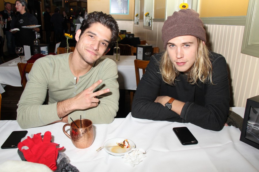 Tyler Posey, Austin Butler at Kia Supper Suite by The Church Key hosts festival premiere party for film "Yoga Hosers," Park City, UT 01-25-16 Dave Edwards/DailyCeleb.com 818-249-4998