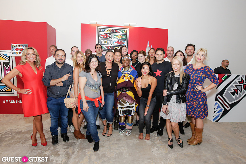 BELVEDERE VODKA Celebrates Partnership with RED and South African Artist Esther Mahlangu in Los Angeles