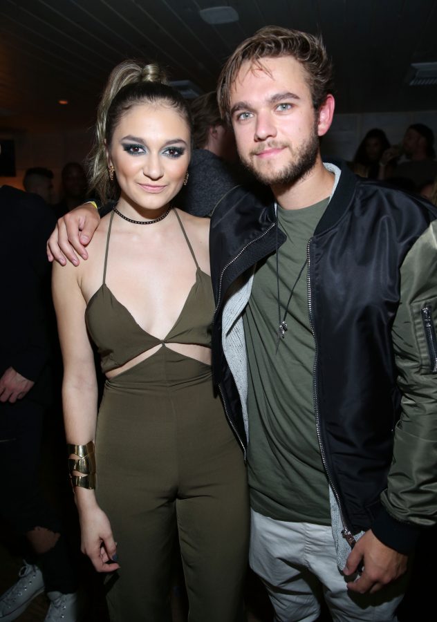 WEST HOLLYWOOD, CA - OCTOBER 13: Singer-songwriter Daya (L) and record producer Zedd attend NYLON Nights Los Angeles, in celebration of the October It Girl issue hosted by cover star Tinashe, at Doheny Room on October 13, 2016 in West Hollywood, California. (Photo by Jonathan Leibson/Getty Images for NYLON)