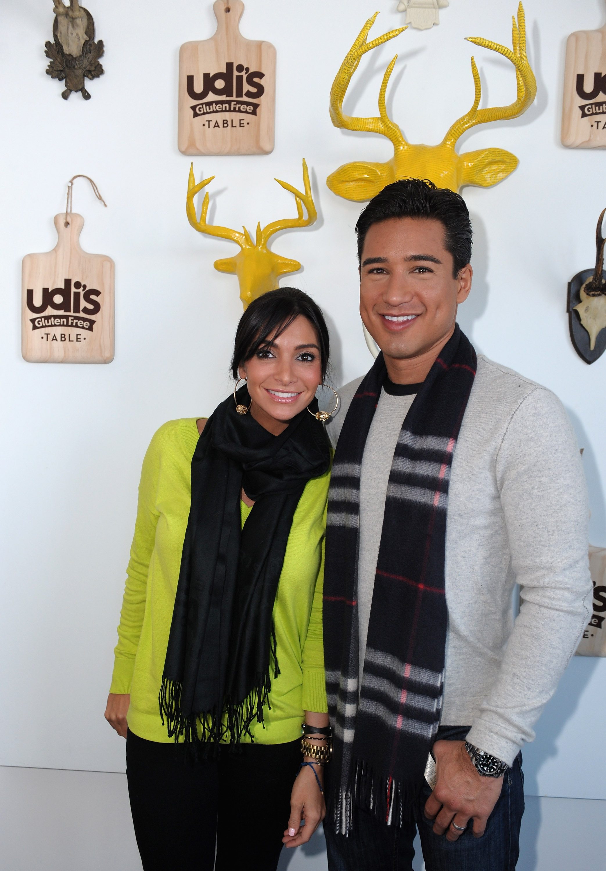 PARK CITY, UT - JANUARY 18:  Courtney Lopez and Mario Lopez attends the Udi's Gluten Free Cafe on January 18, 2013 in Park City, Utah.  (Photo by Gustavo Caballero/Getty Images for Udi's Gluten Free Table)