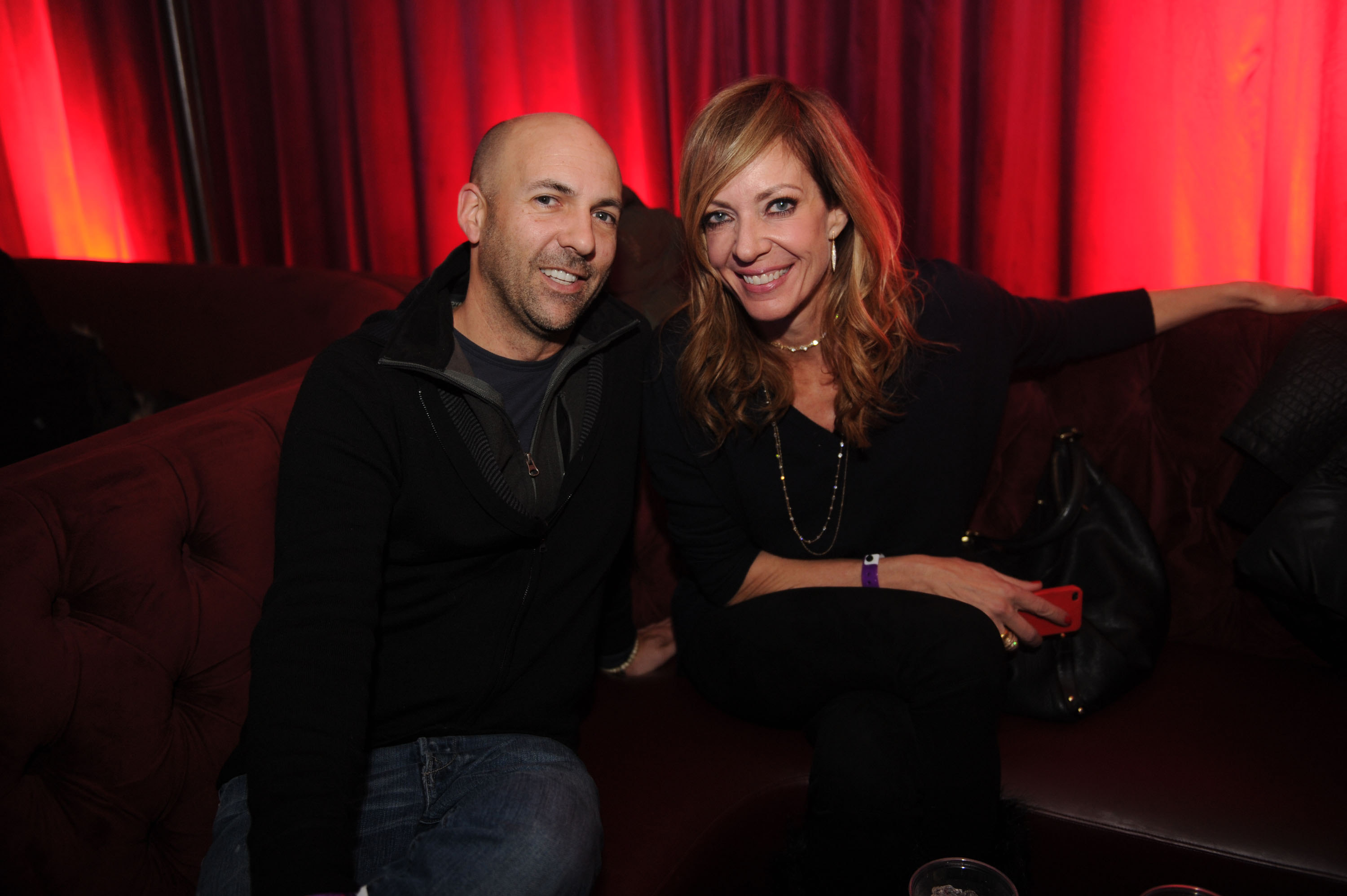 Chris Henze & Allison Janney at  Marquee + Stella Artois present TAO Nightclub Sundance