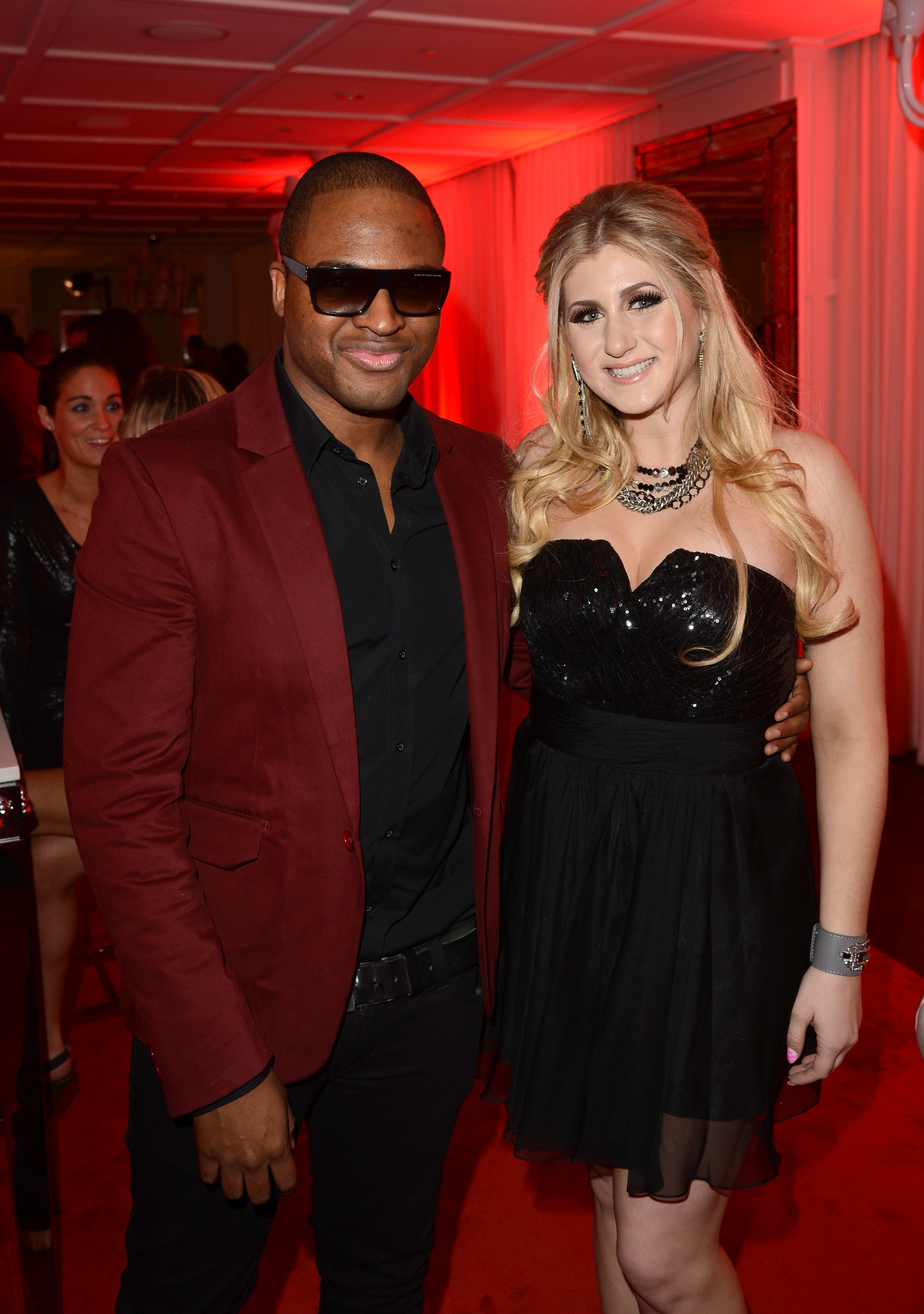 BEVERLY HILLS, CA - FEBRUARY 07:  Recording Artists Taio Cruz and Eva Universe attend Quattro Volte Vodka Preview with Taio Cruz at SLS Hotel on February 7, 2013 in Beverly Hills, California.  (Photo by Jason Merritt/WireImage)