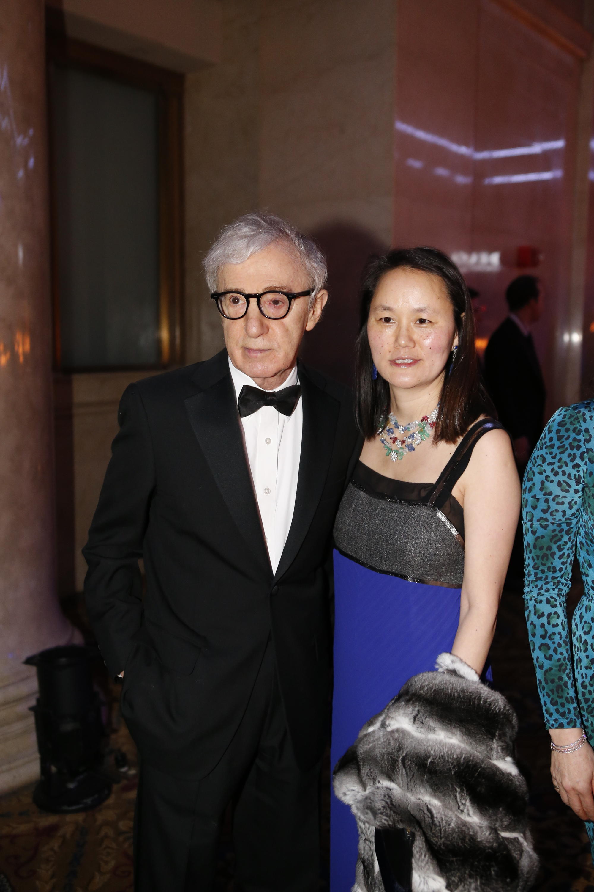 Woody Allen & wife