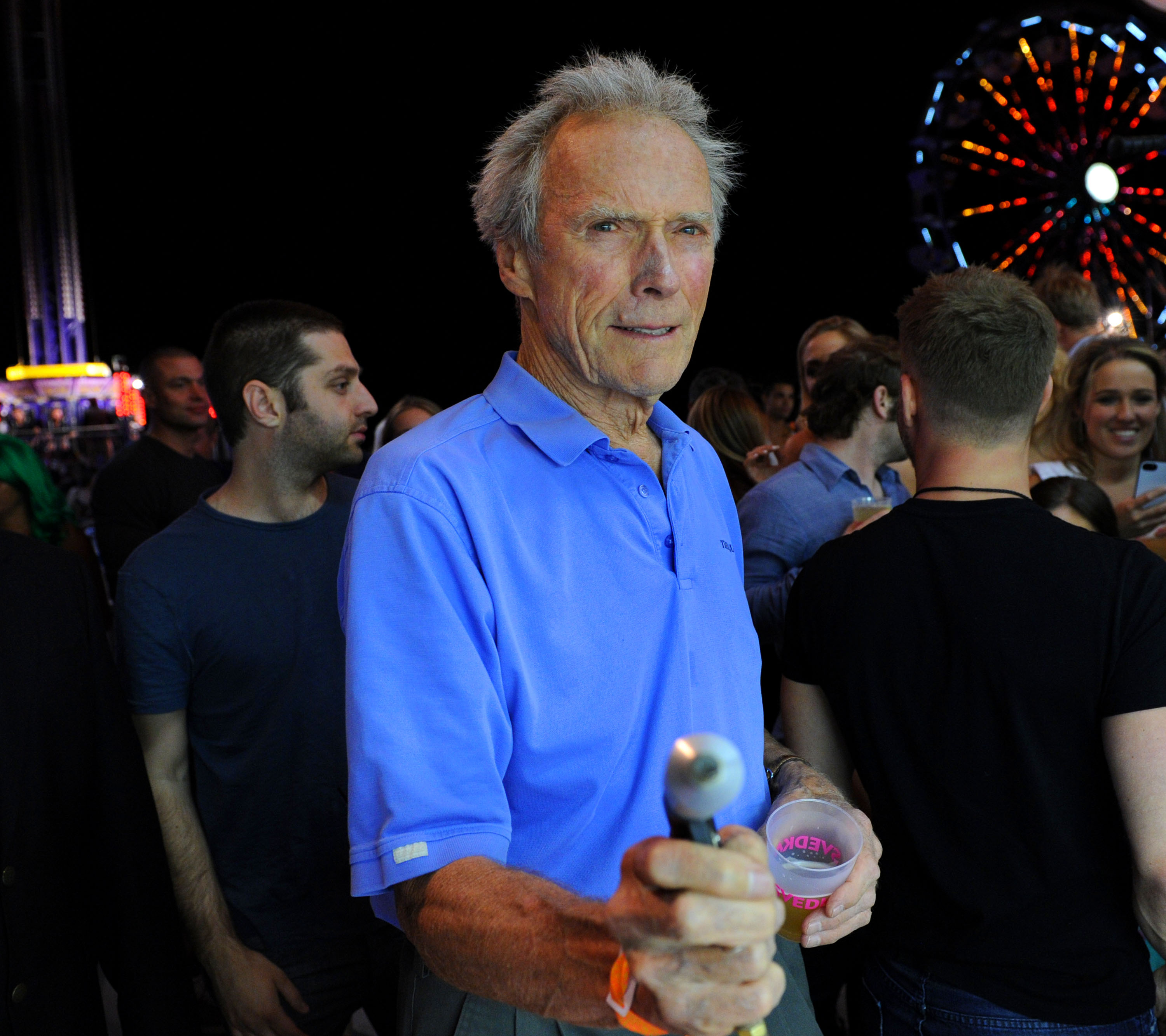 -Thermal, CA - 04/13/13 - A|X Armani Exchange Neon Carnival -PICTURED: Clint Eastwood -PHOTO by: Seth Browarnik/startraksphoto.com -DSC_3107 Startraks Photo New York, NY  For licensing please call 212-414-9464 or email sales@startraksphoto.com