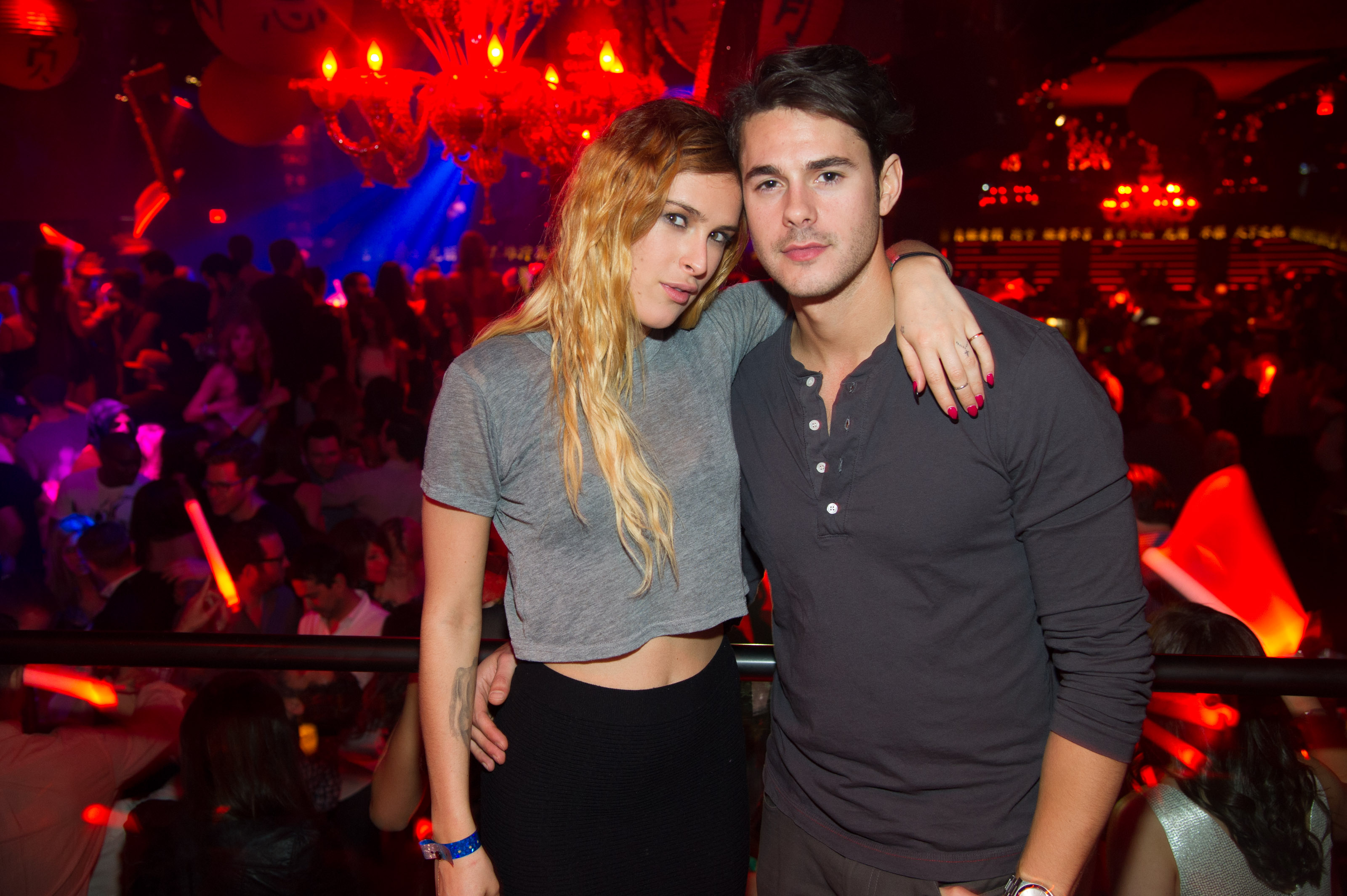 Rumer Willis and Jayson Blair at TAO Las Vegas - photo by Powers Imagery