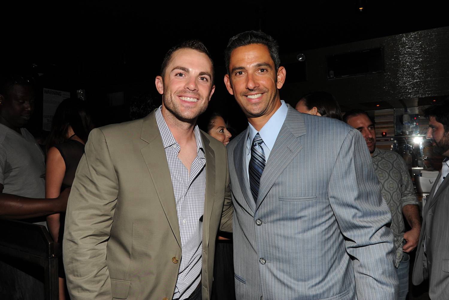David Wright and Jorge Posada attend ACES All Stars 2013 at Marquee, on Sunday, July 14, 2013 in New York. (Photo by Evan Agnosti/Invision for ACES, Inc/AP Images)