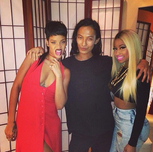 Rihanna, Alexander Wang, & Nicki Minaj