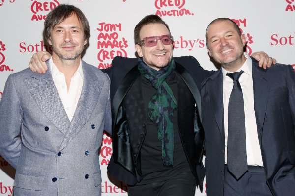 Marc Newson, Bono, & Jony Ive - Jony & Marc's (RED) Auction at Sotheby's, NYC