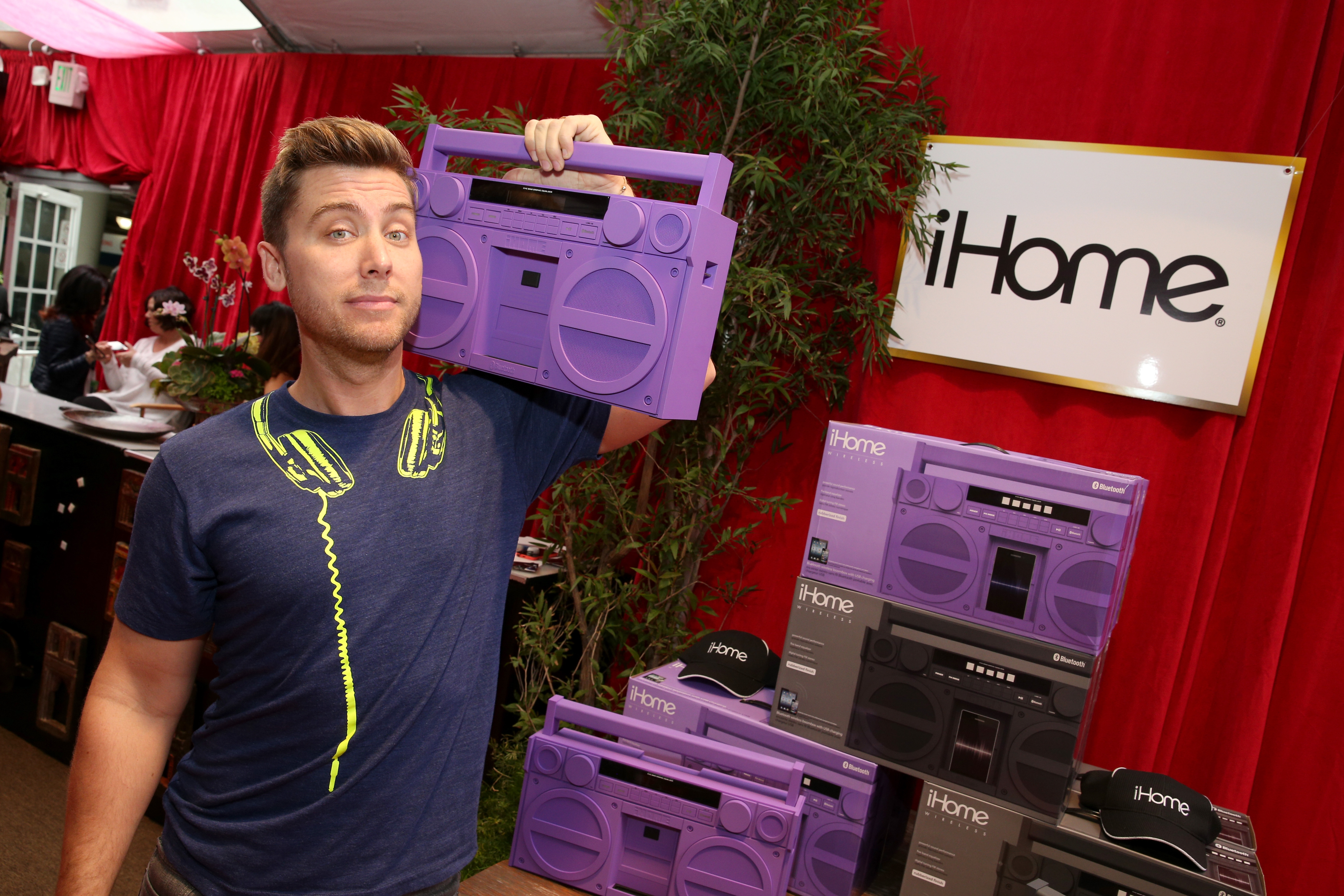 Recording artist Lance Bass attends the GRAMMY Gift Lounge during the 56th Grammy Awards at Staples Center on January 24, 2014 in Los Angeles, California.  (Photo by Imeh Akpanudosen/WireImage)