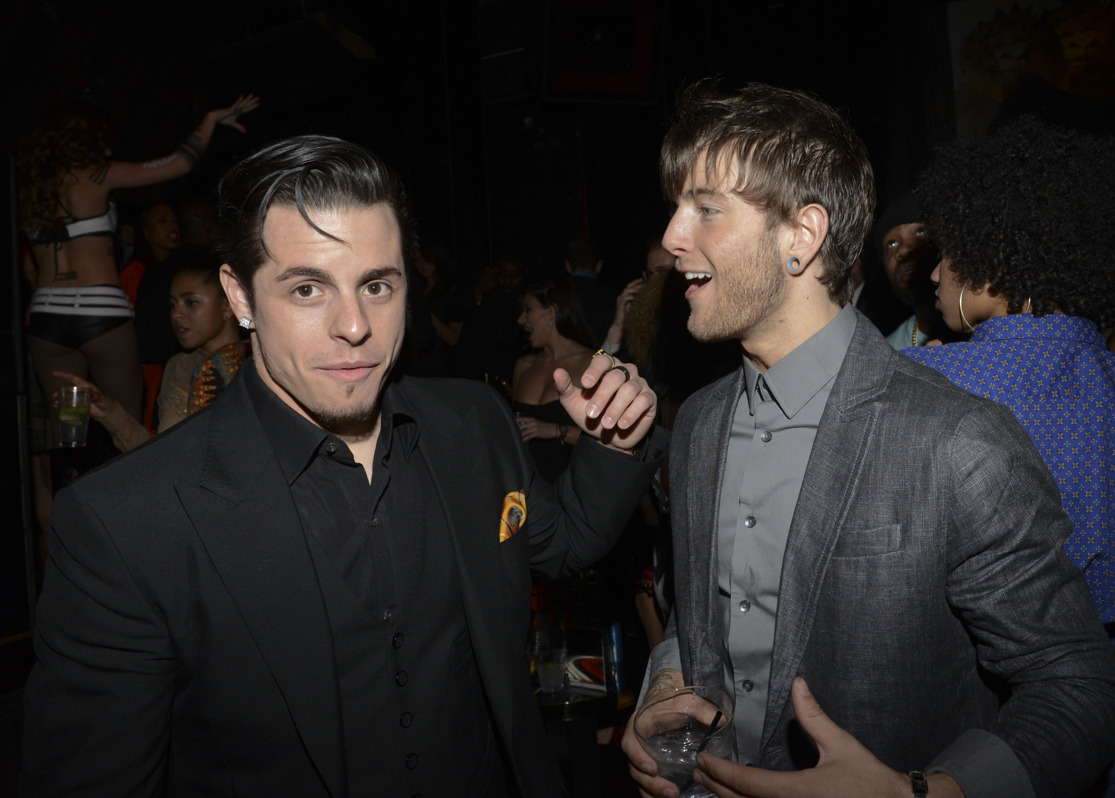 Choreographer Beau Casper Smart and Drew Chadwick attend Republic Records GRAMMY Party on January 26, 2014 in Los Angeles, California.  (Photo by Michael Bezjian/WireImage)