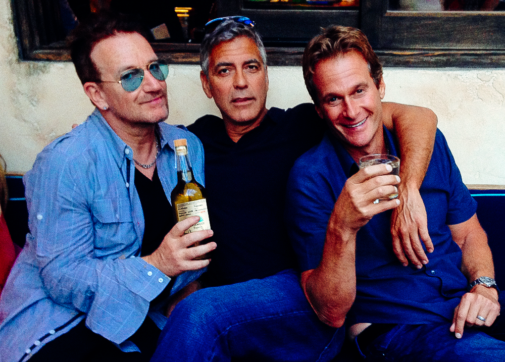 Bono, George Clooney, & Rande Gerber