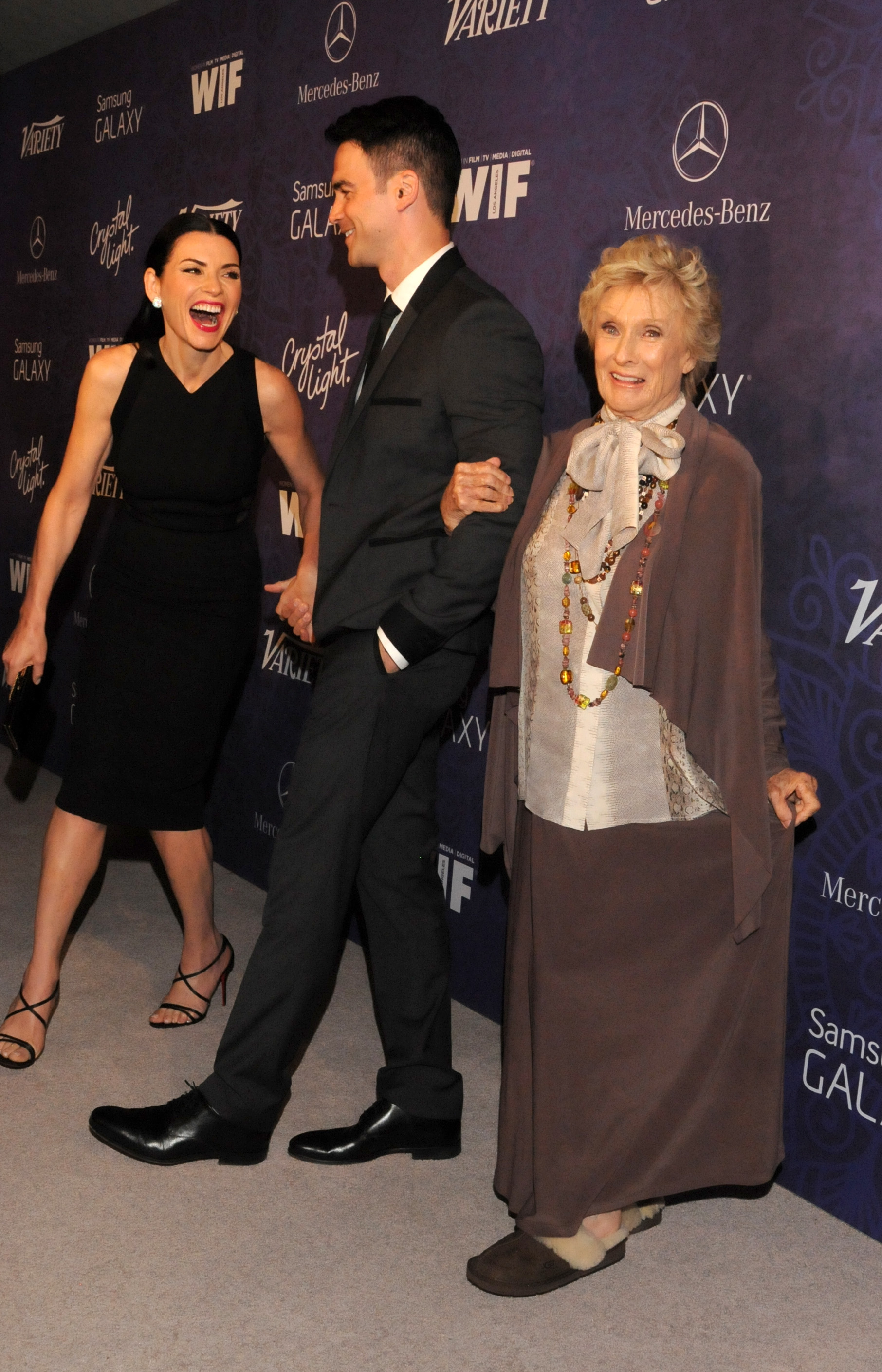 Actress Julianna Margulies, Keith Lieberthal and actress Cloris Leachman - Variety And Women In Film Emmy Nominee Celebration Powered By Samsung Galaxy 