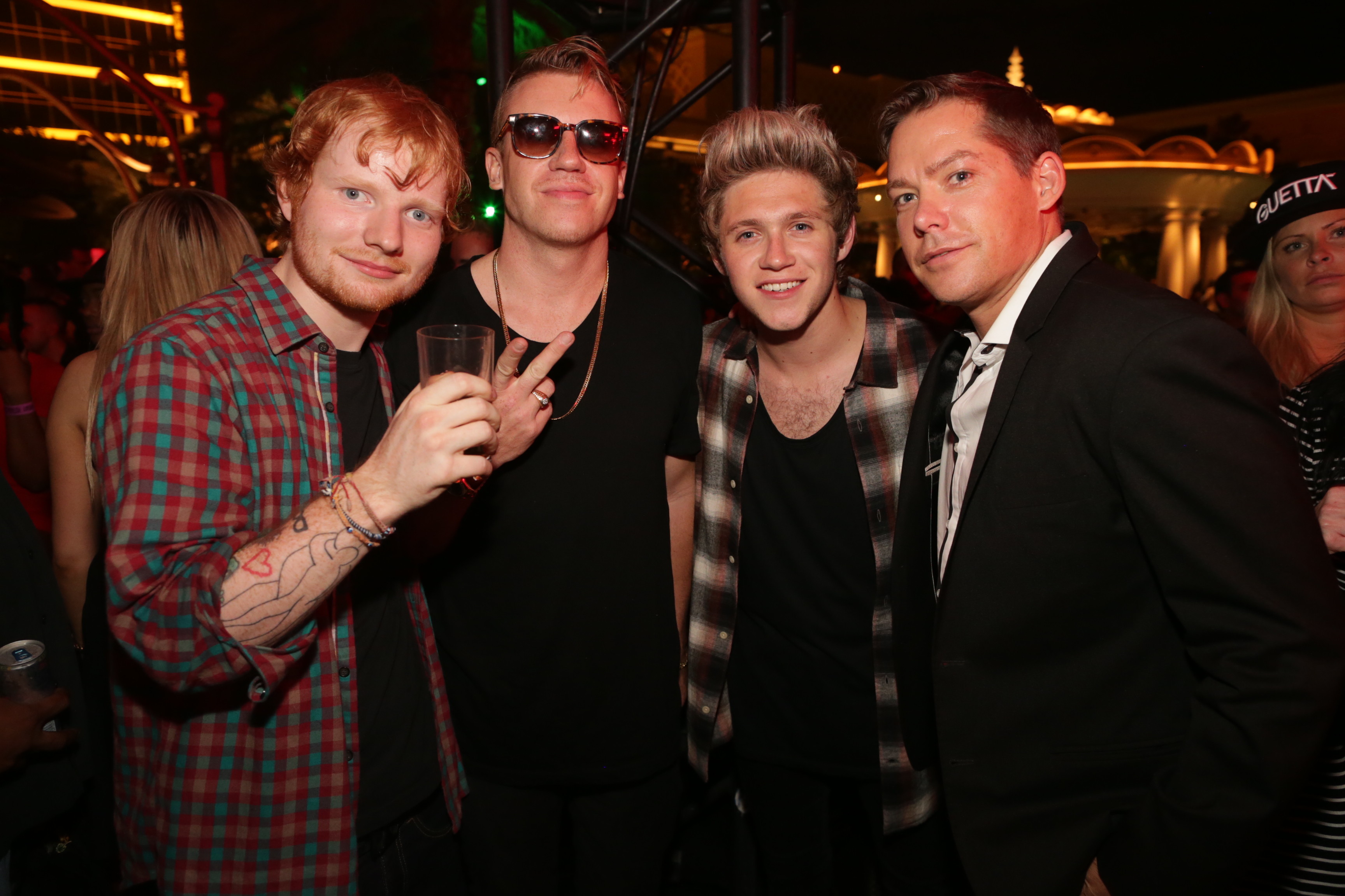 Ed Sheeran, Macklemore, Niall Horan, & Jesse Waits