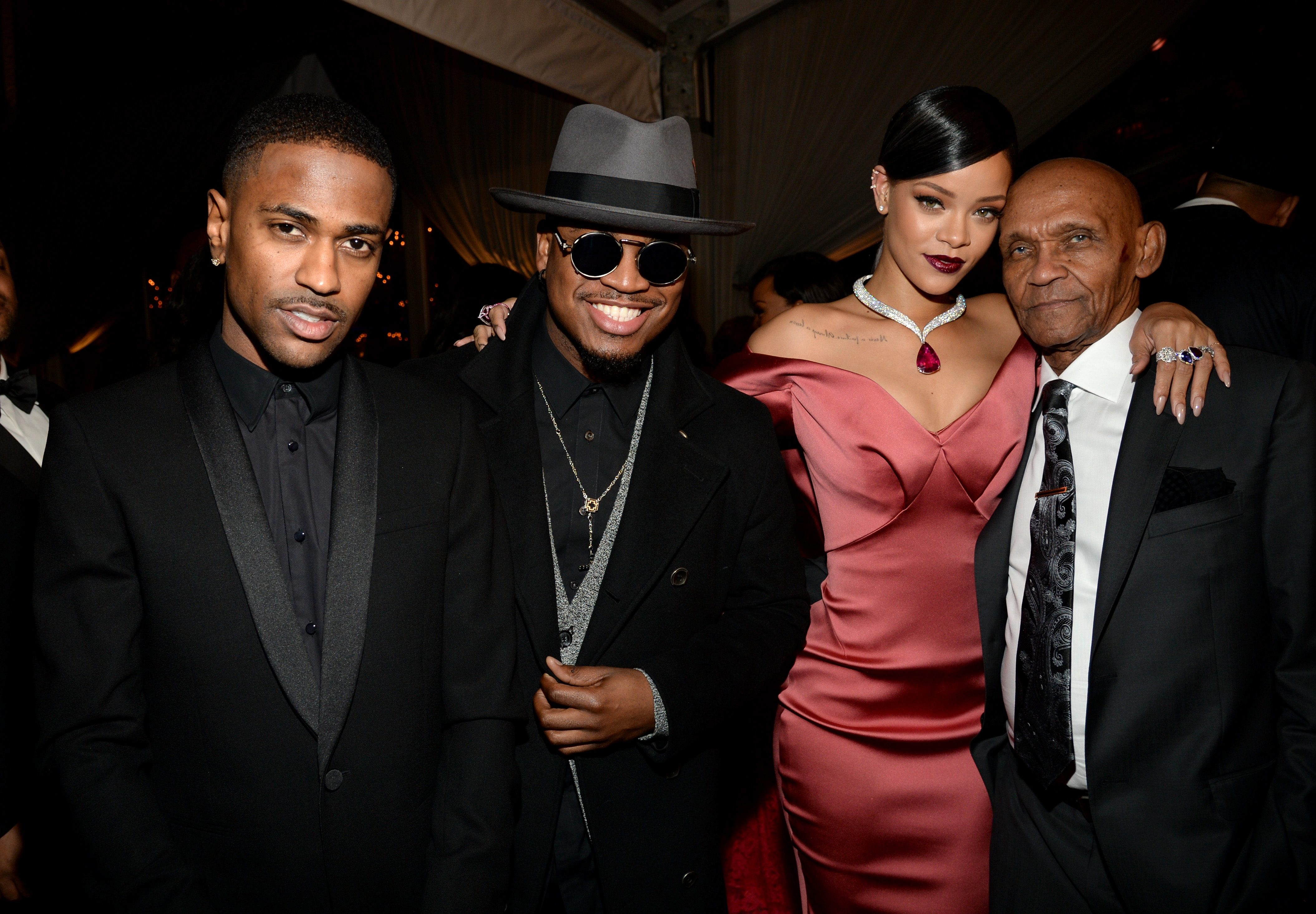 Recording artists Big Sean, Ne-Yo, Rihanna and Lionel Braithwaite