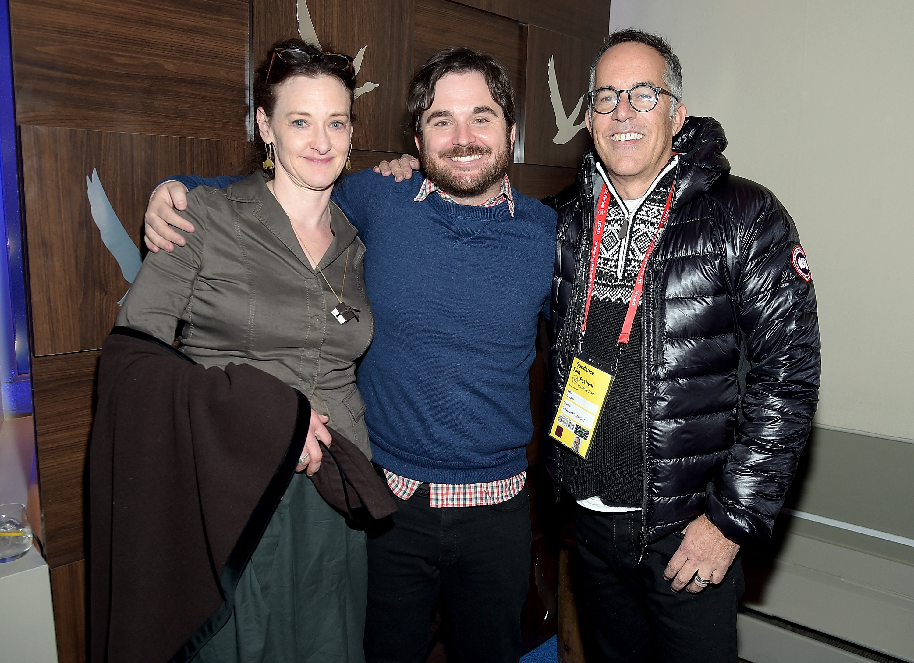 Joan Cusack, James Ponsoldt and Sundance Film Festival John Cooper attend GREY GOOSE Blue Door Hosts "The End of Tour" Party