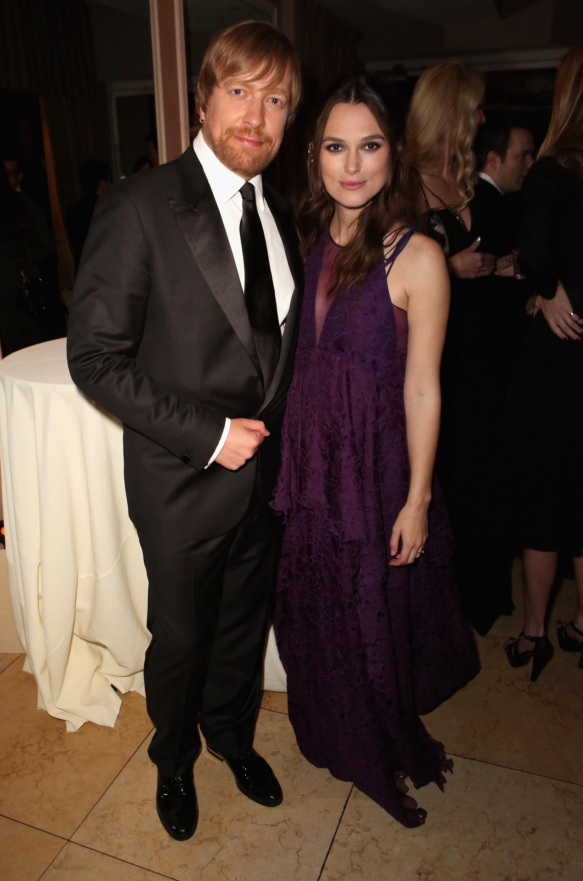 Director Morten Tyldum and actress Keira Knightley attends The Weinstein Company & Netflix's 2015 SAG After Party