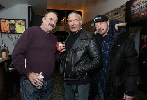 Jake Roberts, Diamond Dallas and Steve at Tim Hortons Cafe and Bake Shop at Chefdance Media Lounge