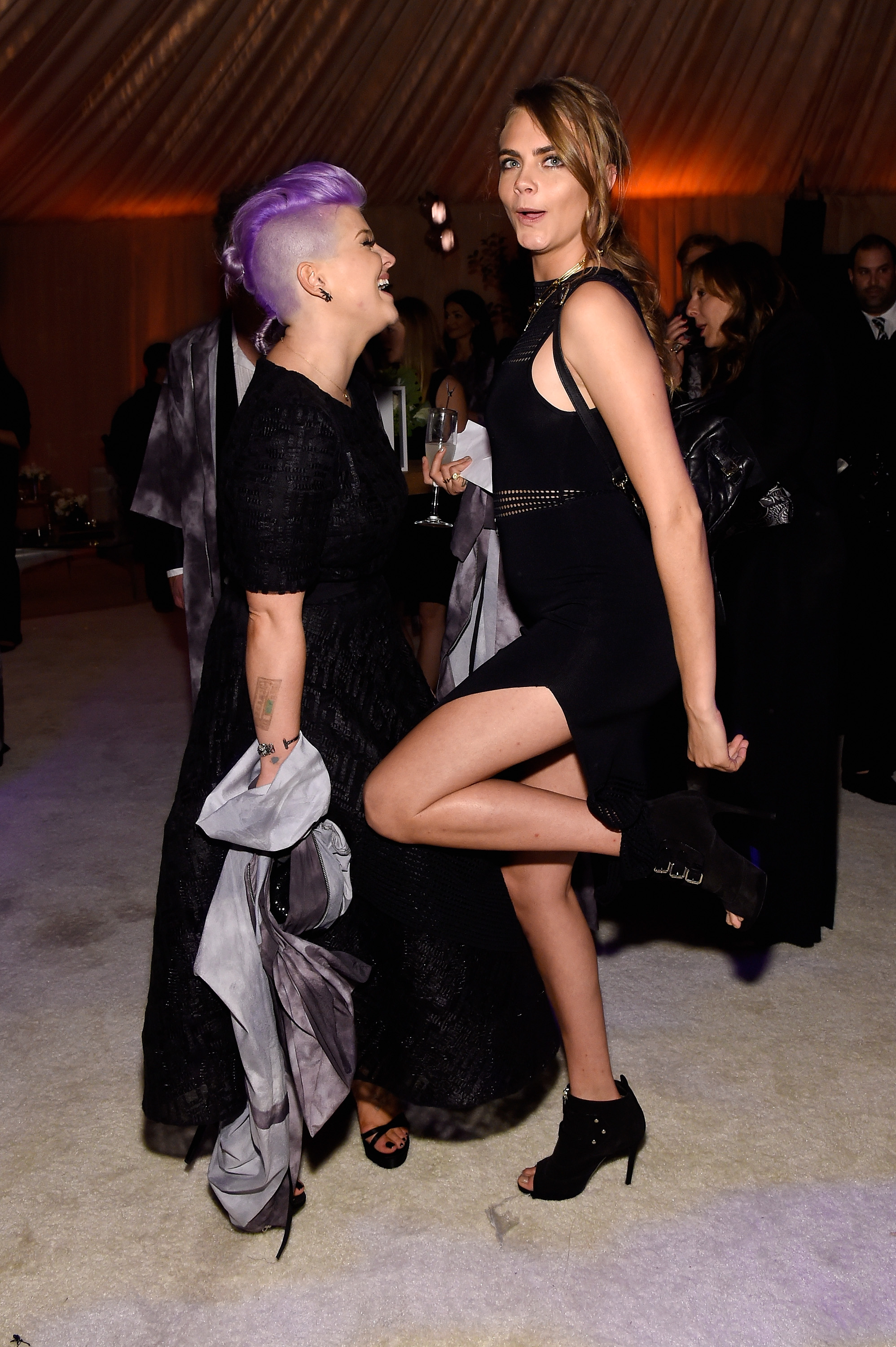 Kelly Osbourne & Cara Delevingne - The Art Of Elysium And Samsung Galaxy Present Marina Abramovic's HEAVEN, With Support From GREY GOOSE Vodka