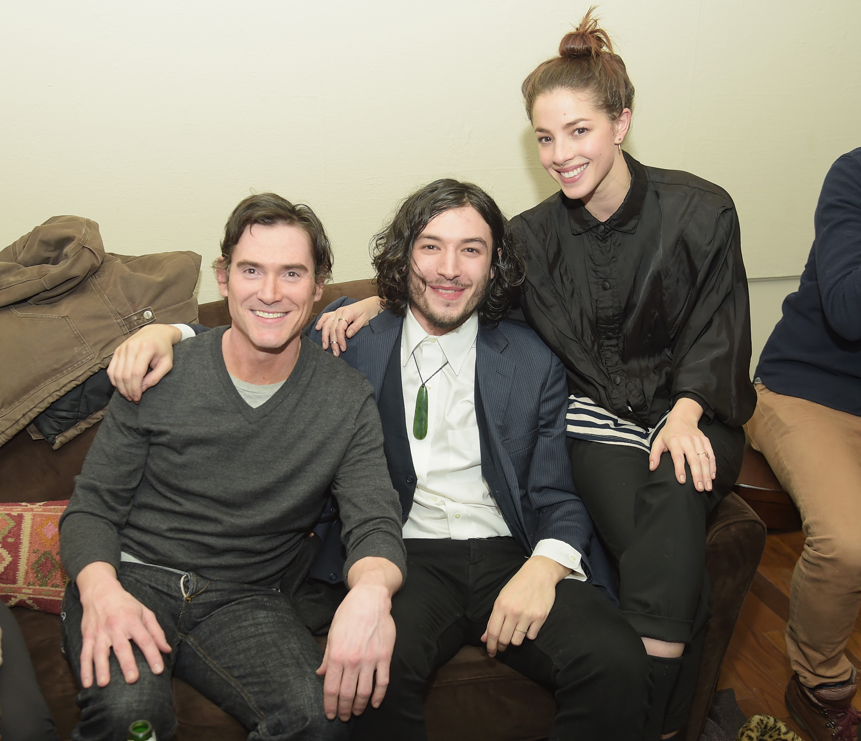 Actors Billy Crudup, Ezra Miller and Olivia Thirlby - GREY GOOSE Blue Door Hosts "The Stanford Prison Experiment" Party At Sundance - 2015 Park City
