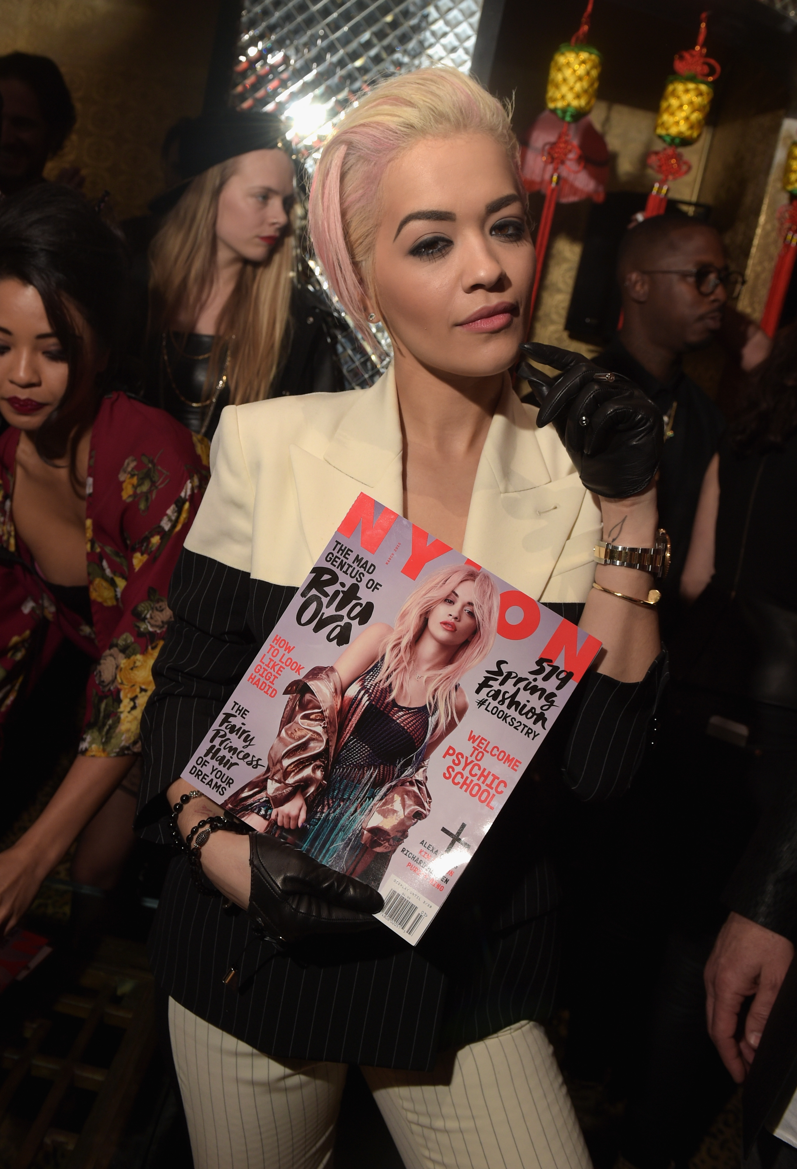 Singer Rita Ora attends NYLON Magazine's Spring Fashion Issue Celebration hosted by Rita Ora at Blind Dragon